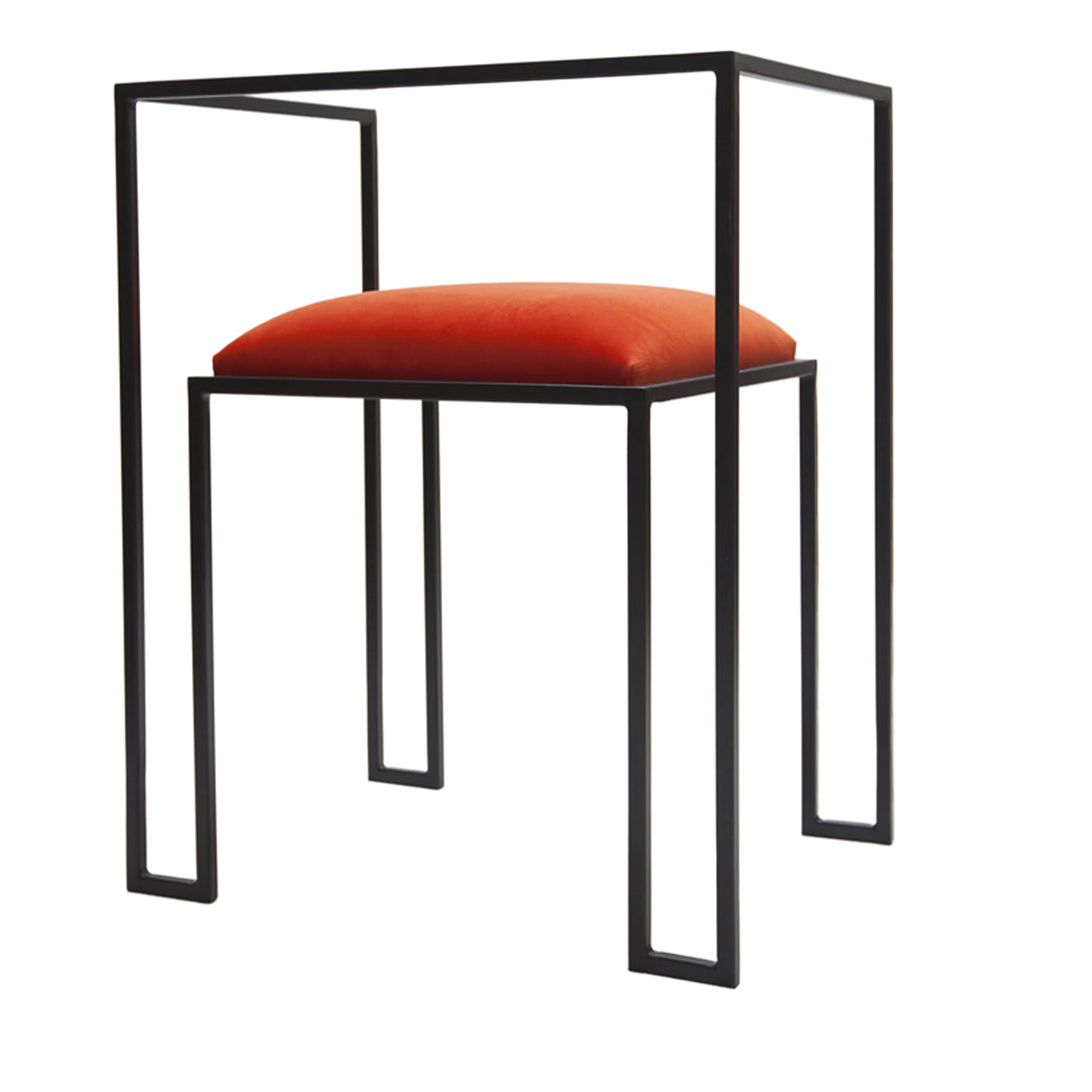 Coral Red Cleo Chair - Francesco Della Femina