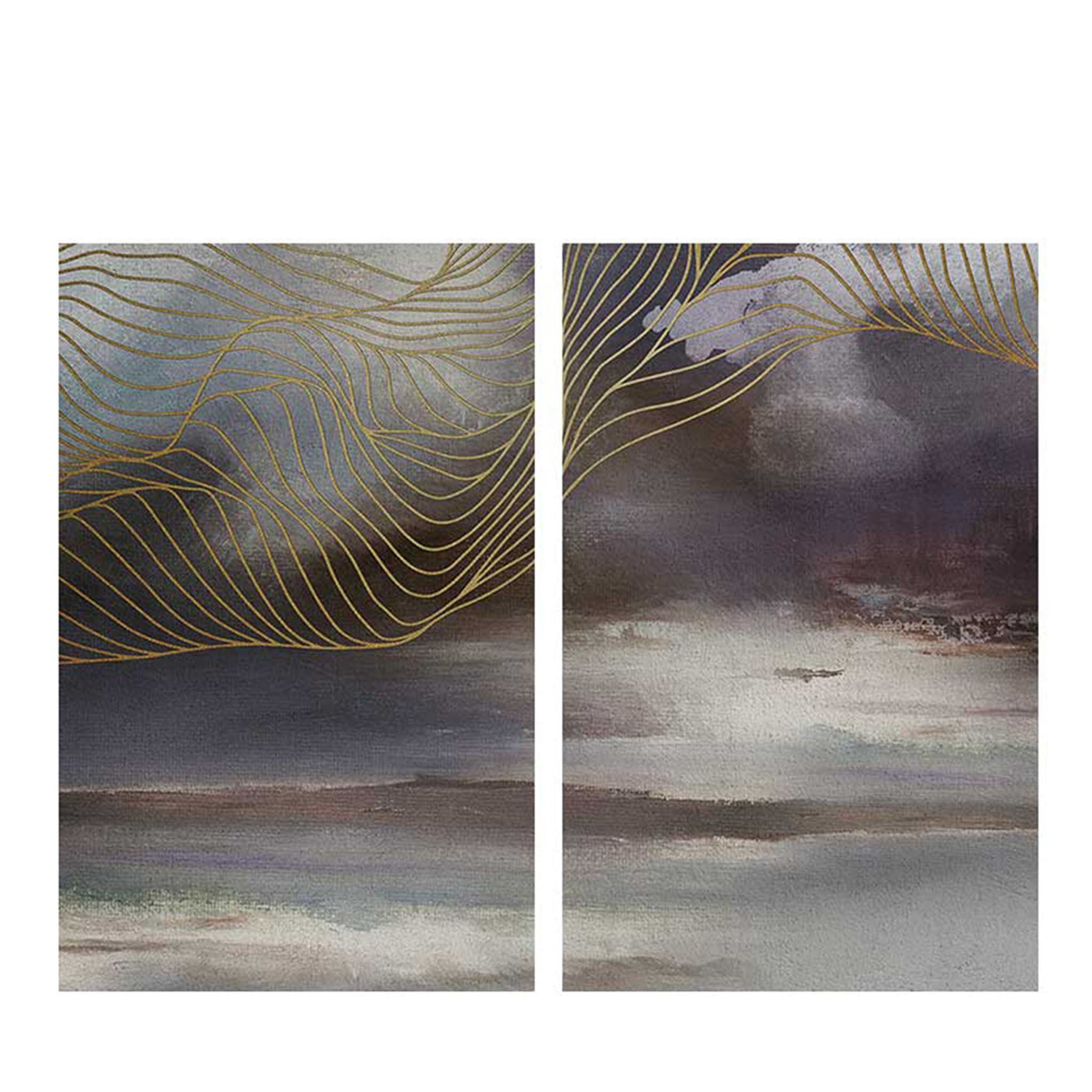 Set di 2 dipinti quattro stagioni #3 - Vista principale