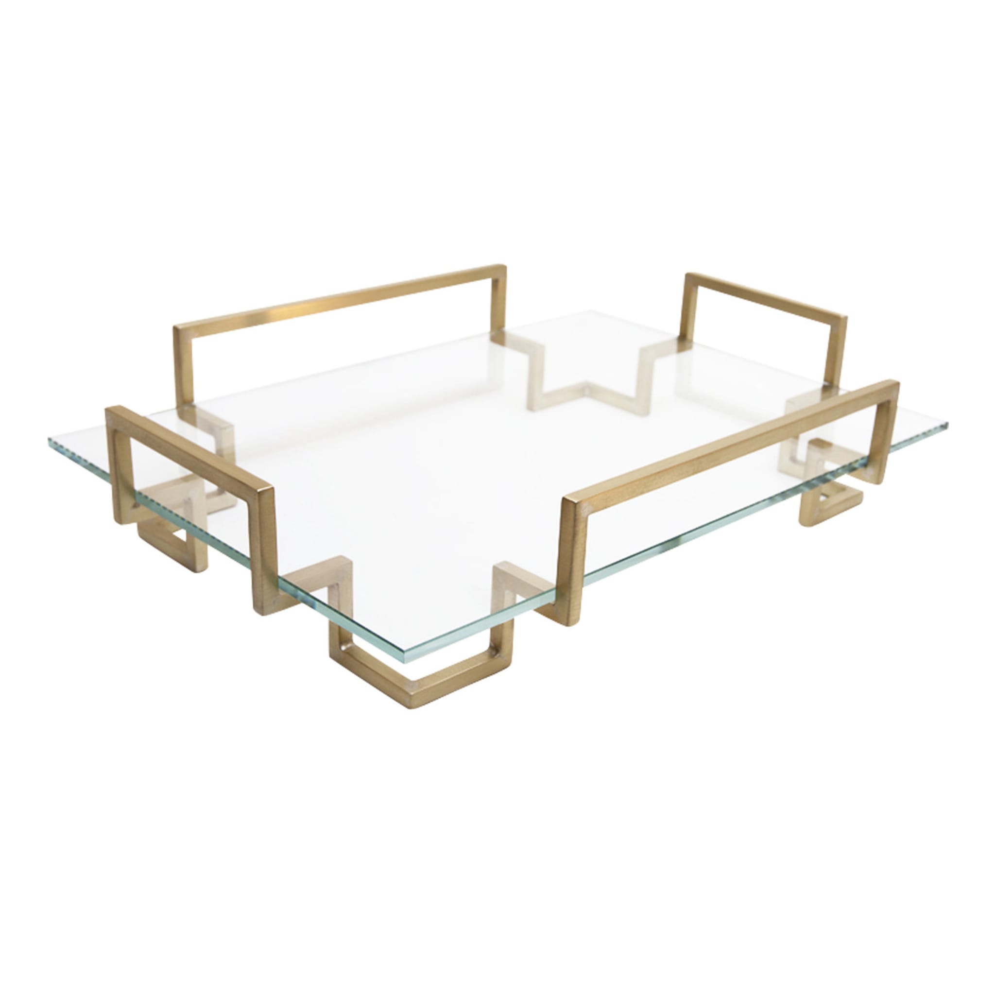 Brushed Brass Tipsy Tray - Main view