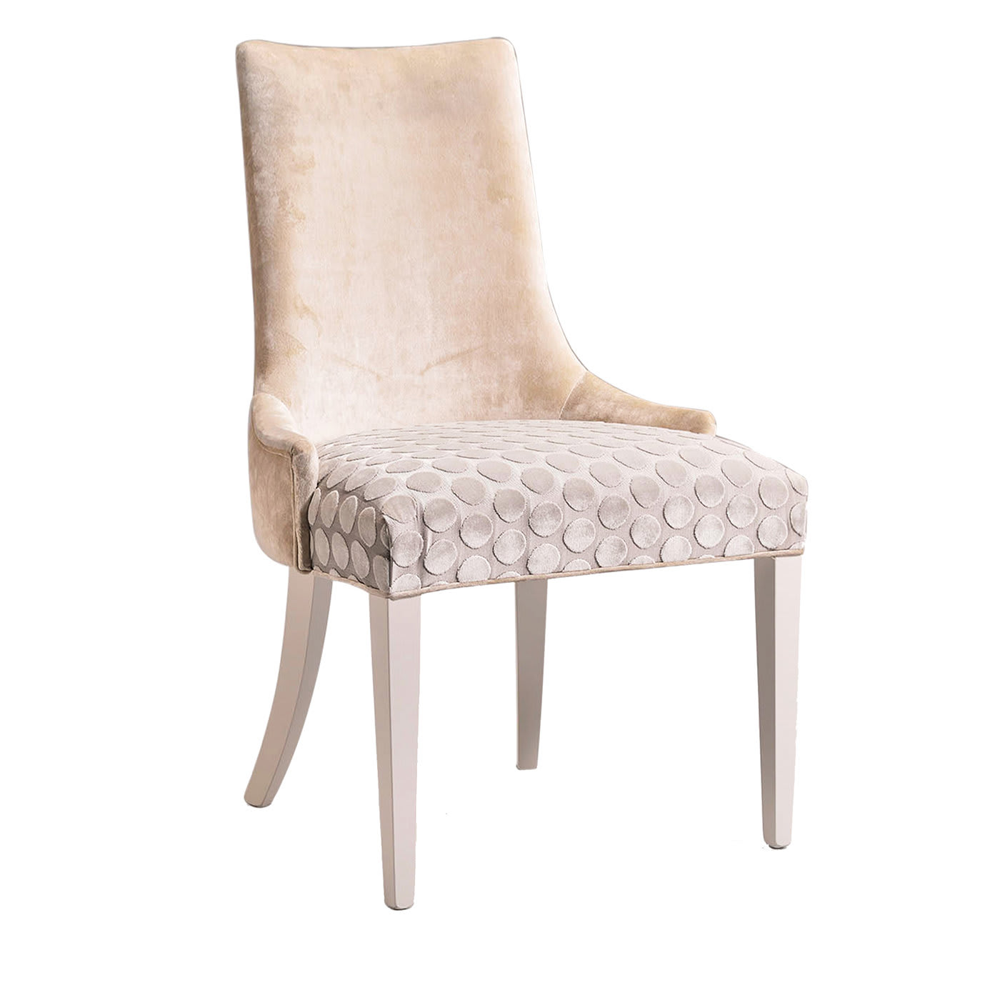 Set of 2 Beige And White Armchairs - Palmobili