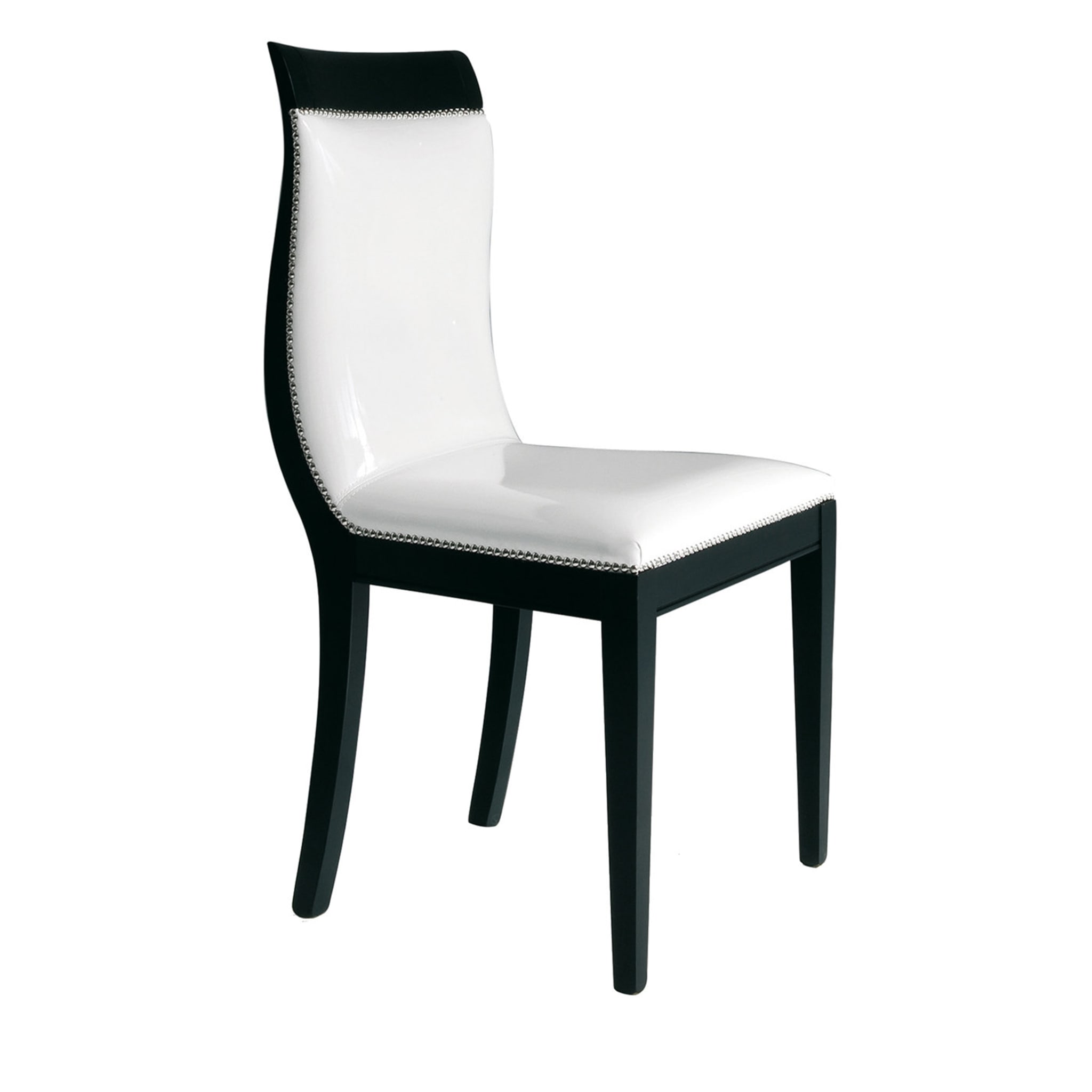 2er-Set schwarz-weiße Stühle #2 - Hauptansicht
