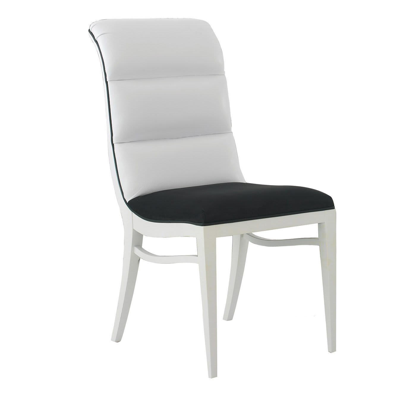 Set of 2 Black-And-White Chairs #1 - Palmobili
