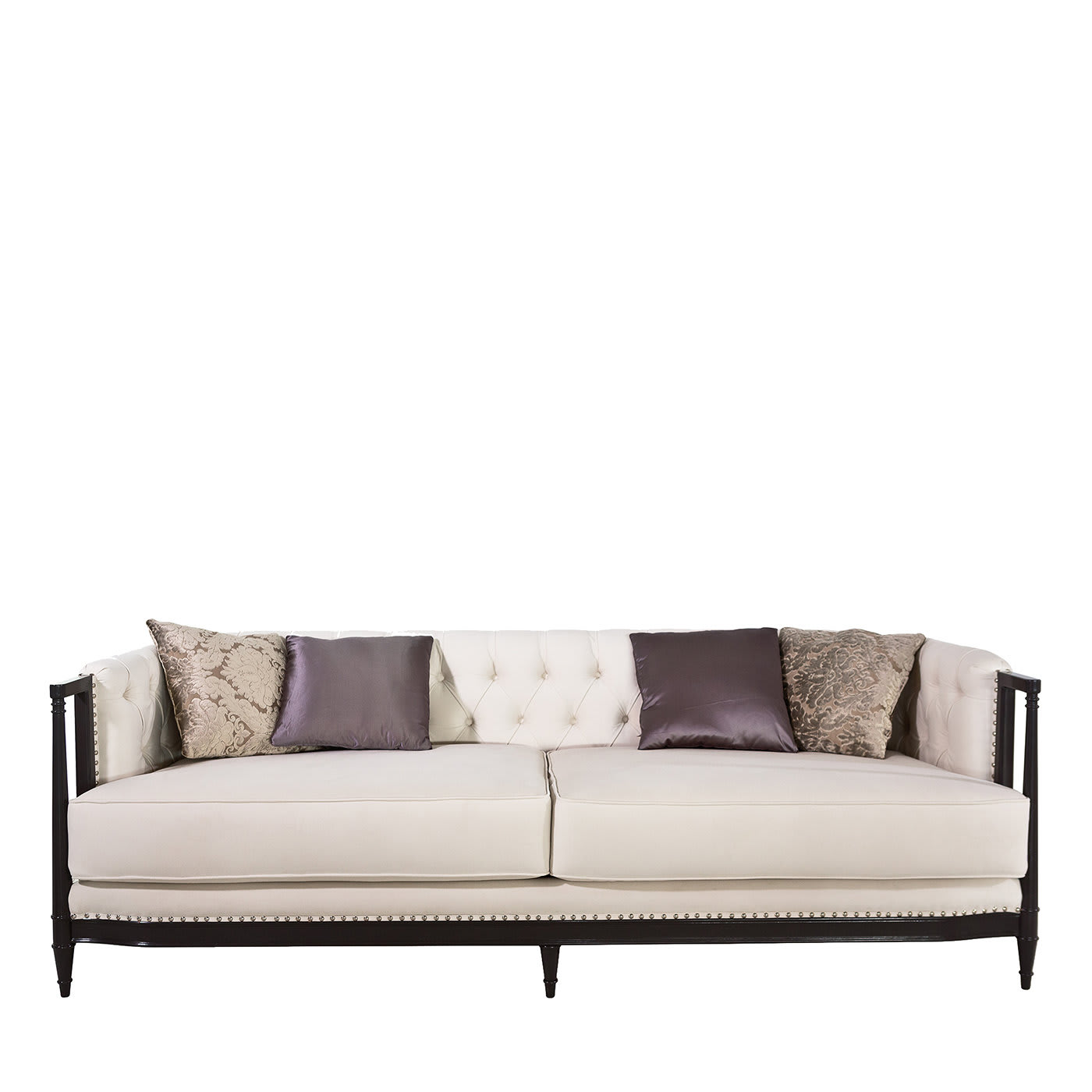 Colonial-Style Beige Sofa - Palmobili