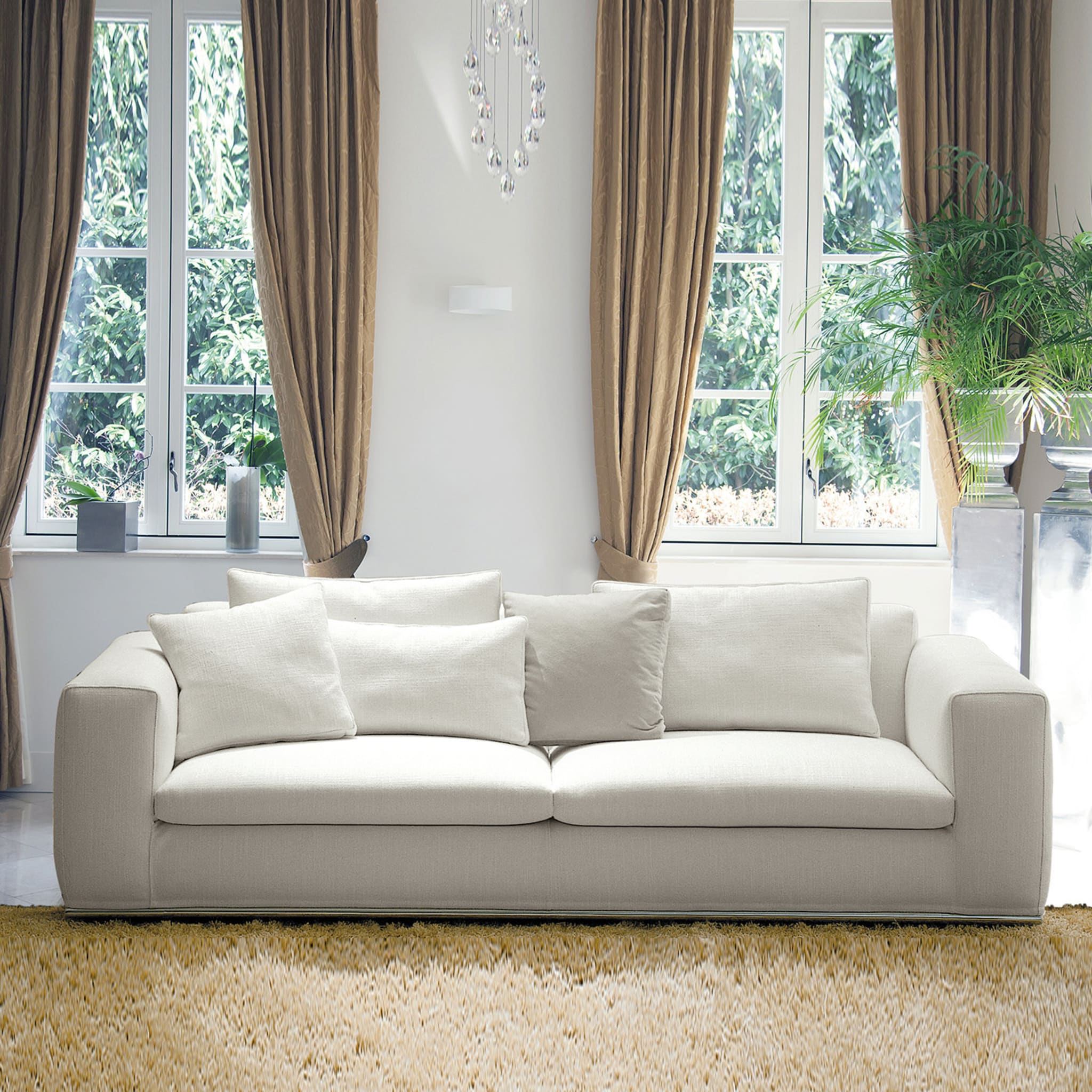 Modern White Sofa - Alternative view 1