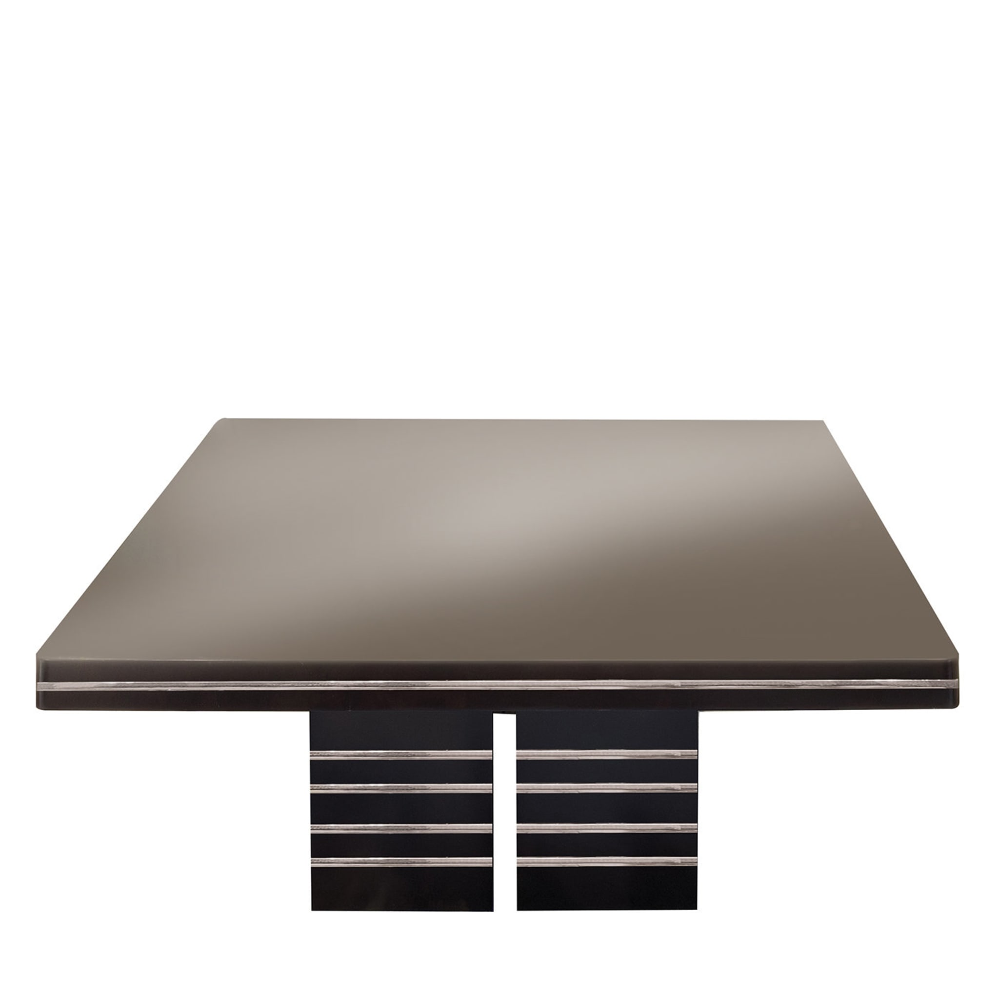 Tavolino quadrato in rovere scuro - Vista principale