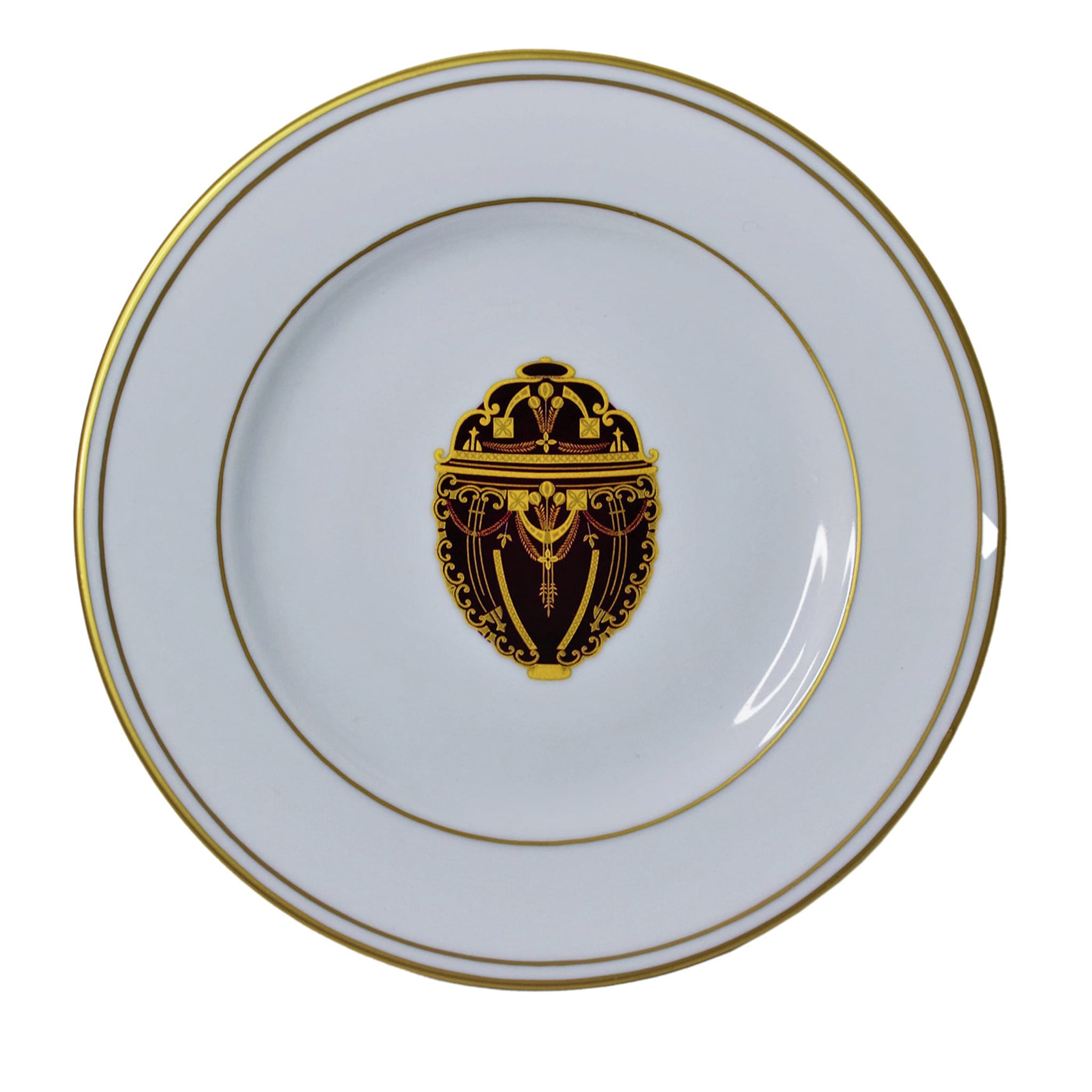 UOVO Bordeaux Plate 21.5 cm - Set of 3 - Main view