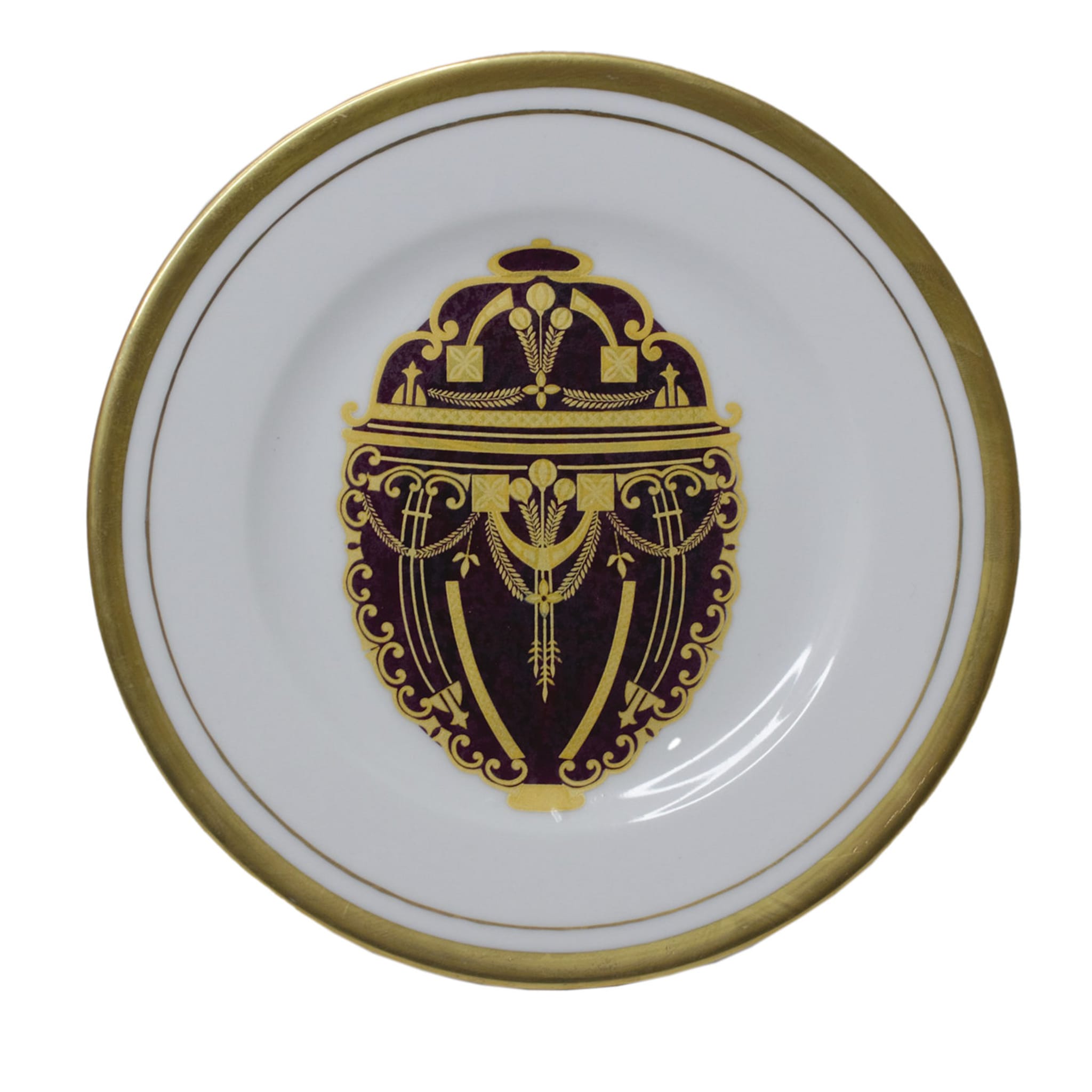 UOVO Bordeaux Plate 17 cm- Set of 3 - Main view