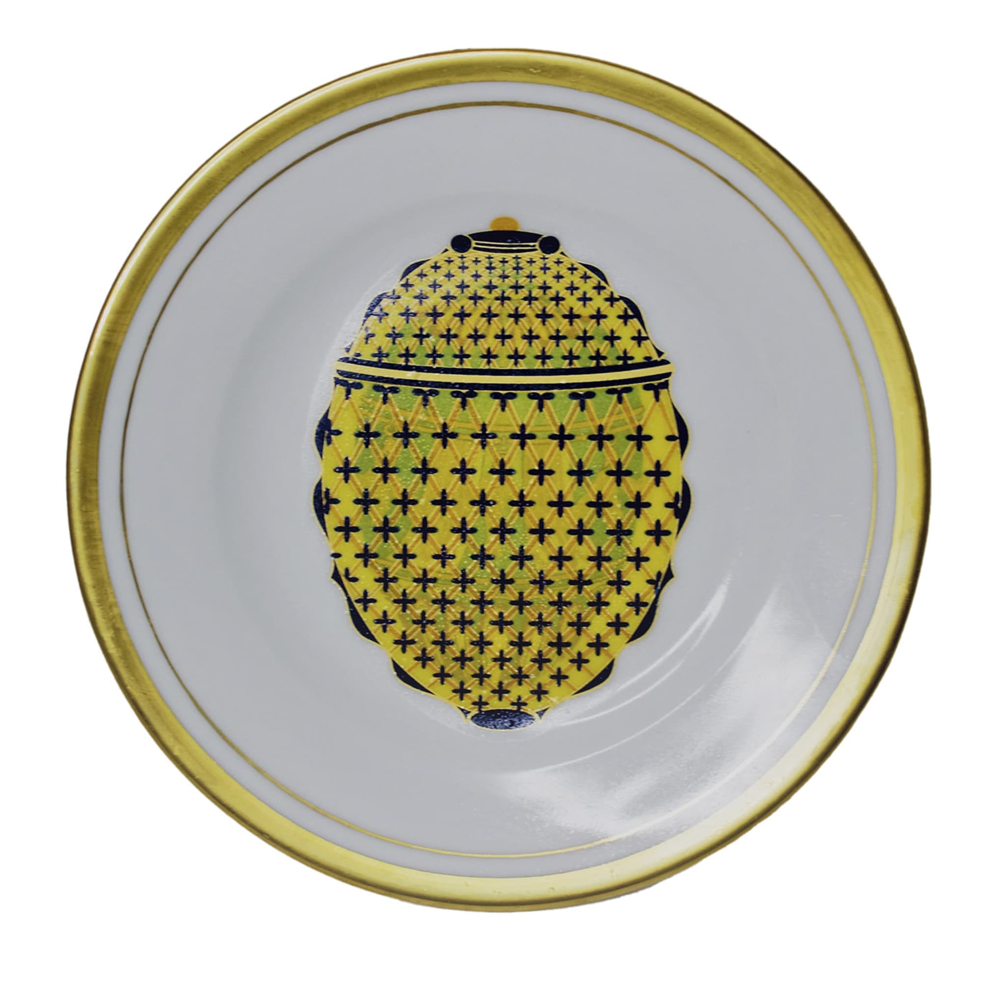 UOVO Assiette jaune 17 cm - Lot de 3 - Vue principale
