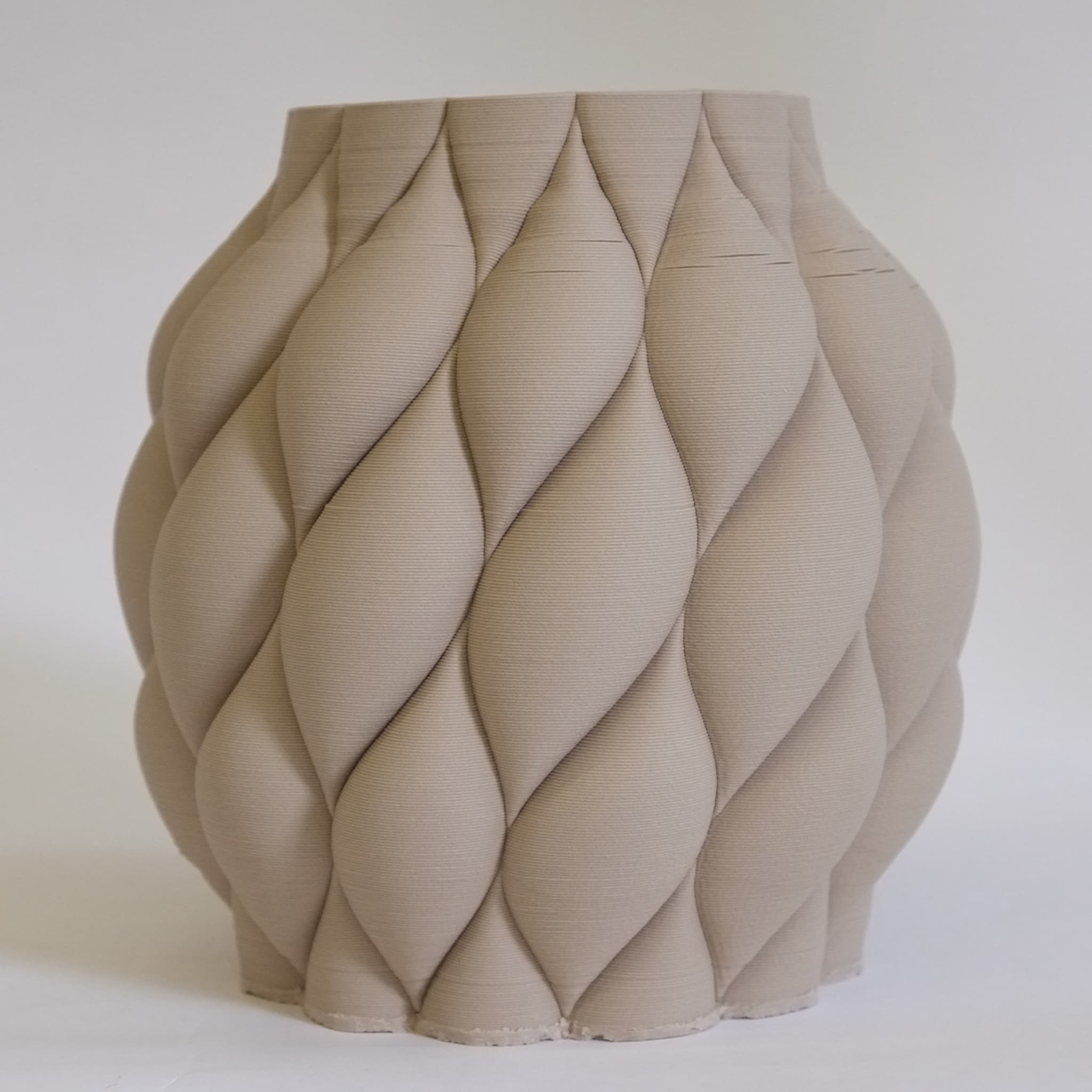 India Raw Beige Vase #1 - Alternative view 1