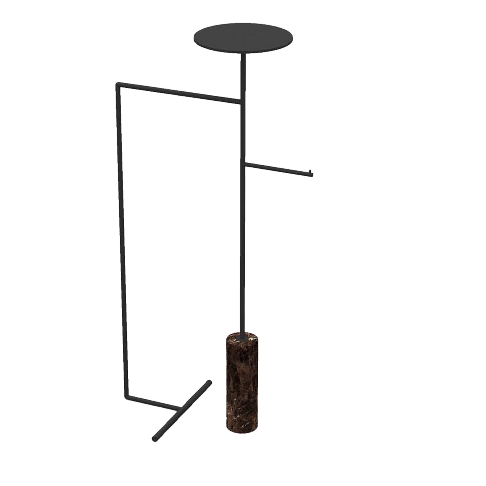 Stelo Emperador Dark and Black Coat Hanger with Stand - Main view