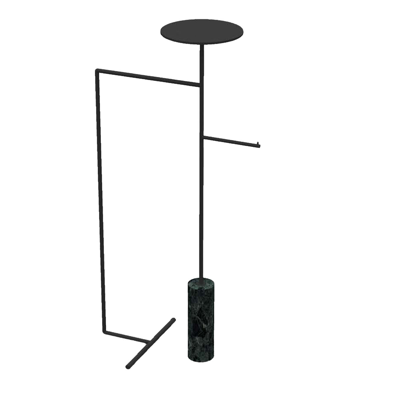 Stelo Green Guatemala and Black Coat Hanger with Stand - Nunzia Ponsillo