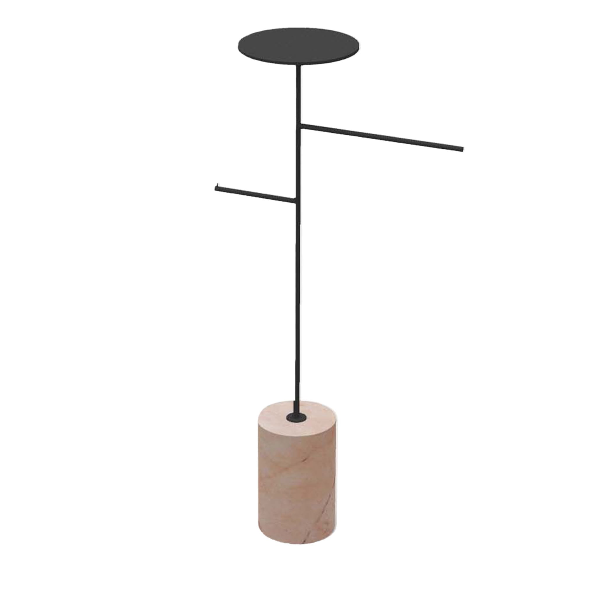 Stelo Pink Portogallo and Black Coat Hanger and Object Rack - Main view