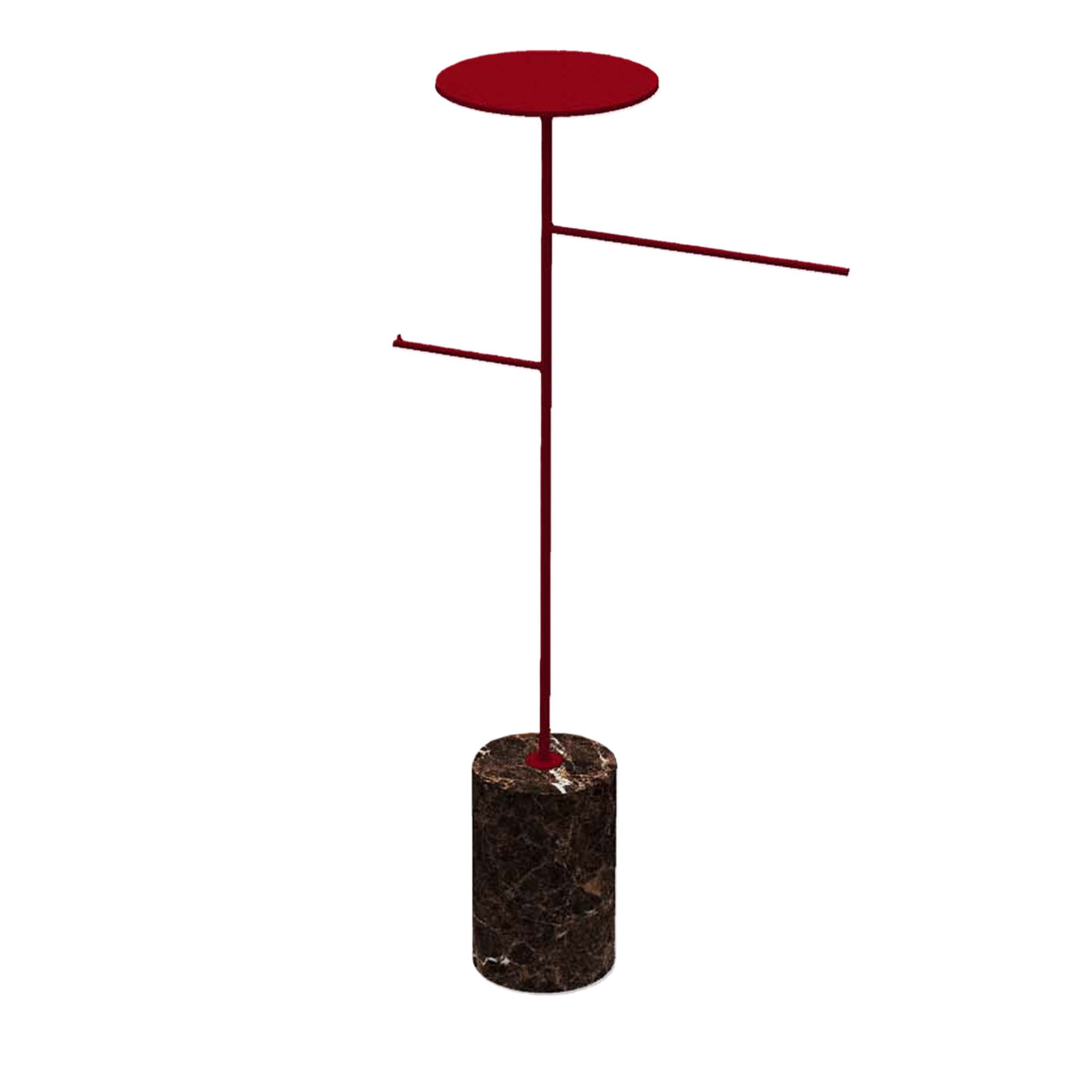 Stelo Emperador Dark and Red Coat Hanger and Object Rack - Main view