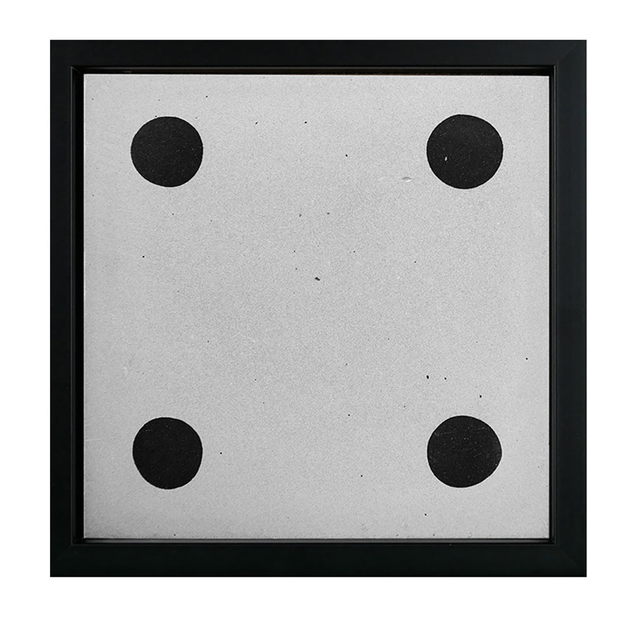 Azulejo de cemento tradicional III con marco negro de Vincenzo D'Alba - Juego de 4 - Vista principal