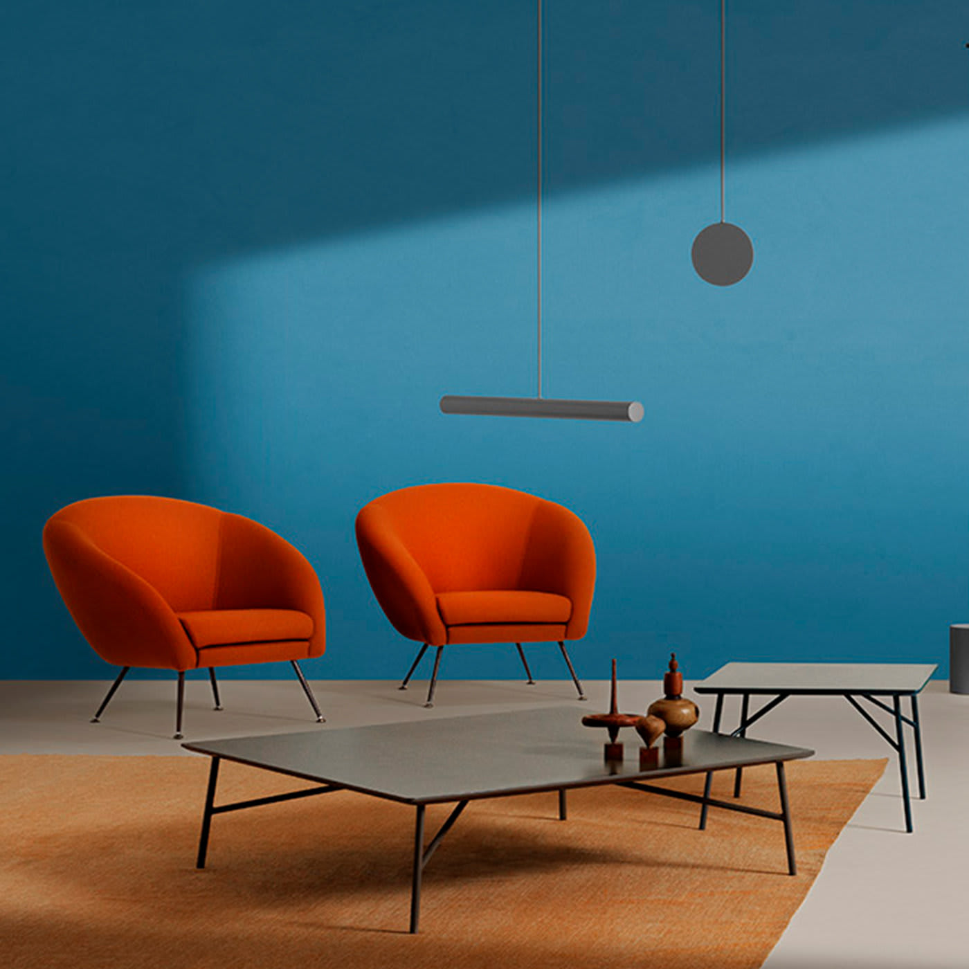 Ziggy Orange Armchair by MY_Lab - My Home