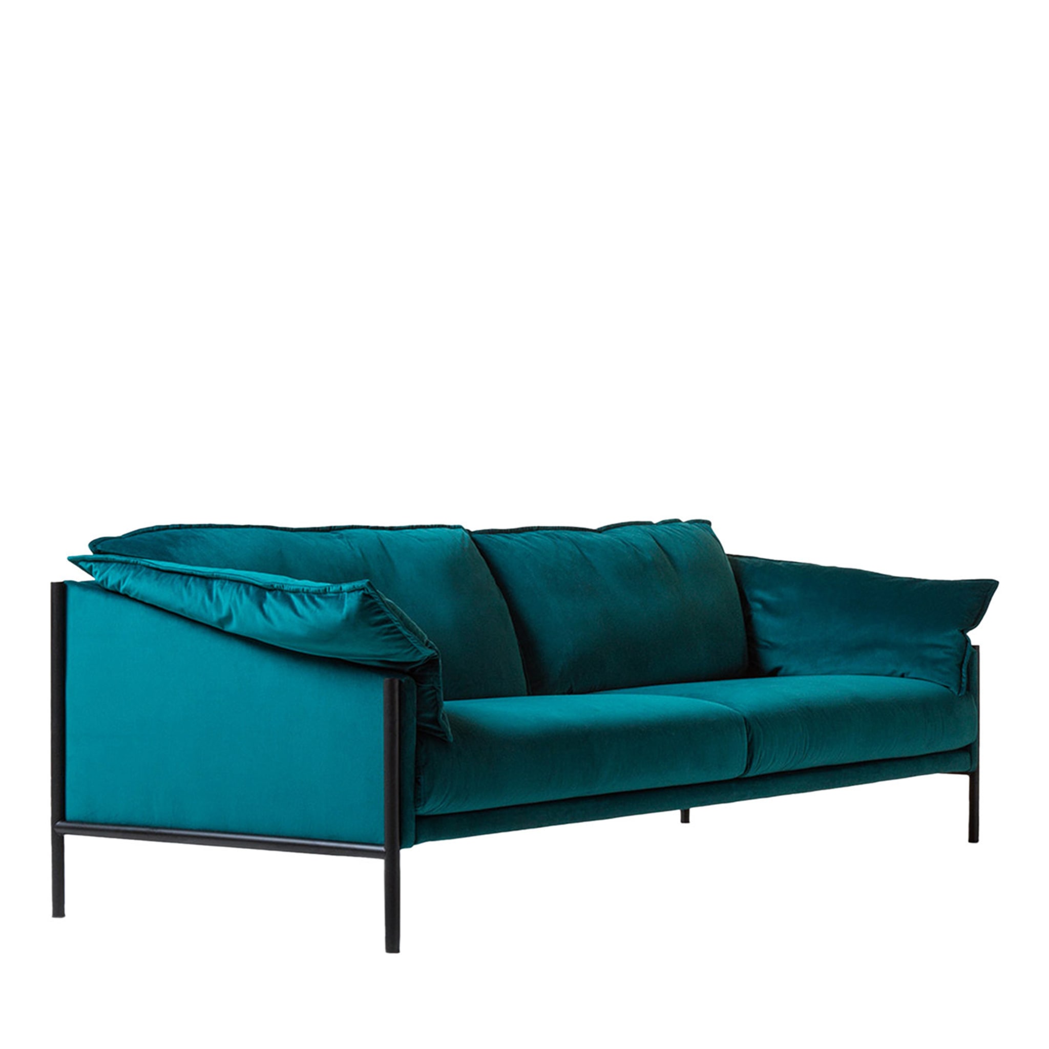 Weekend Petrol-Blue Sofa by Angeletti Ruzza - Main view