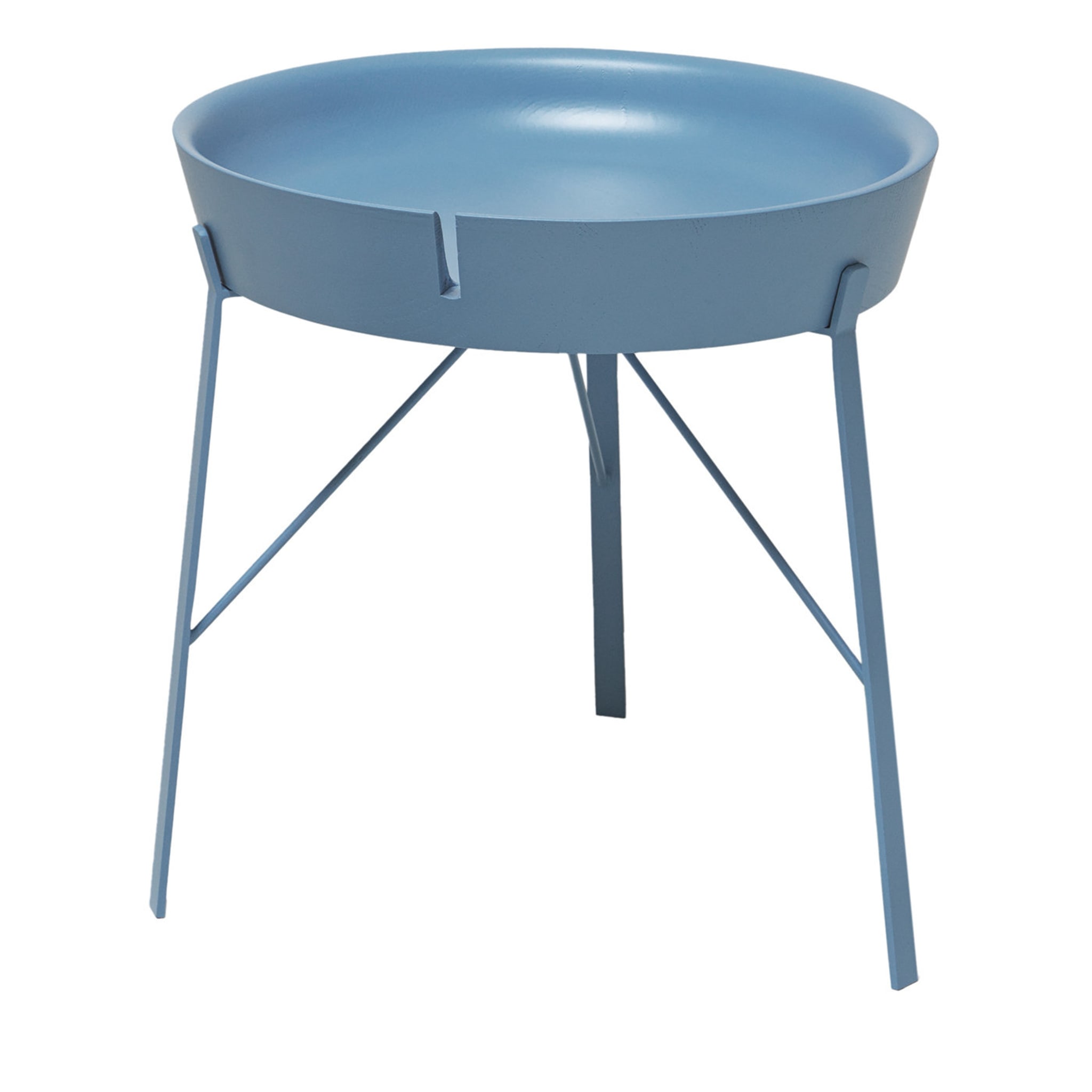 Cocoon Round Light-Blue Coffee Table by Angeletti Ruzza - Main view