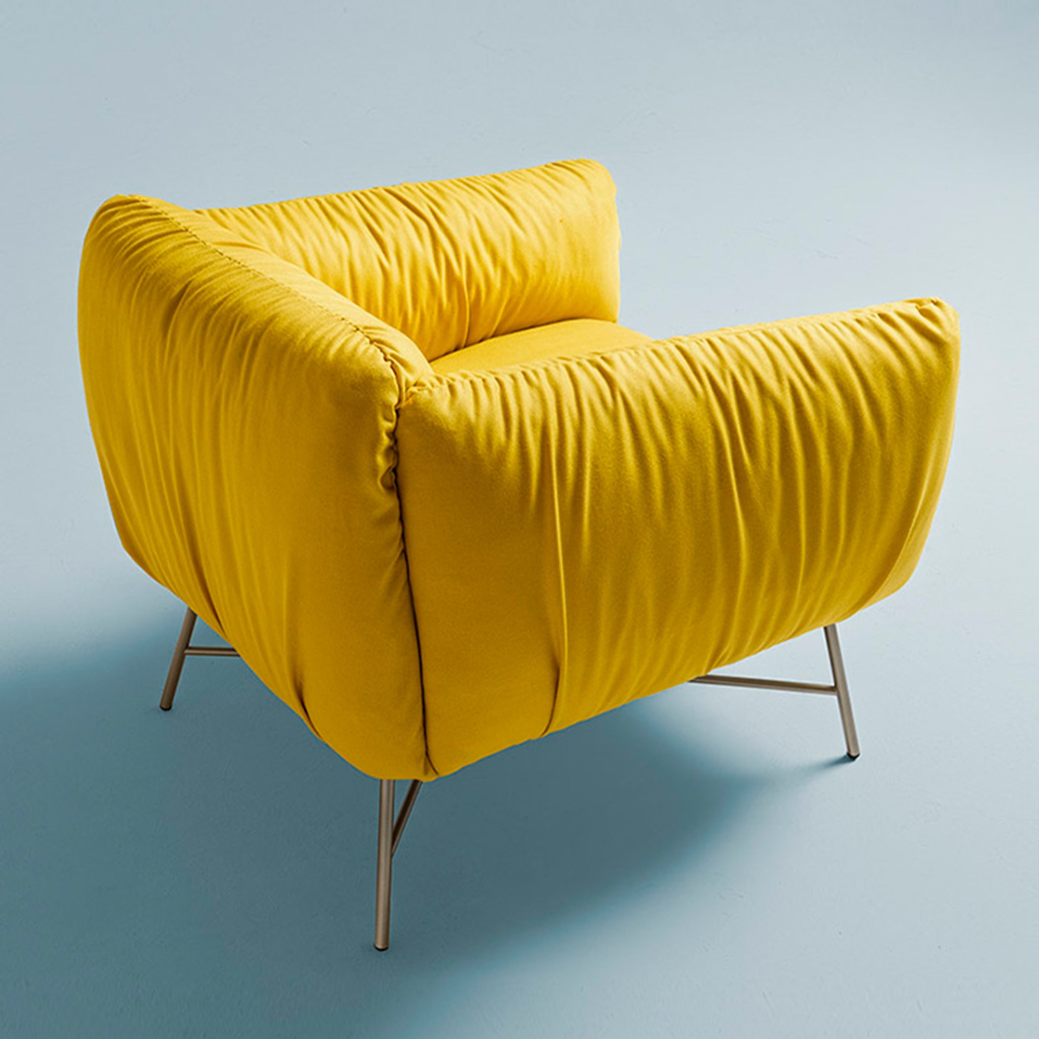Jolie Yellow Armchair by Angeletti Ruzza - Alternative view 1