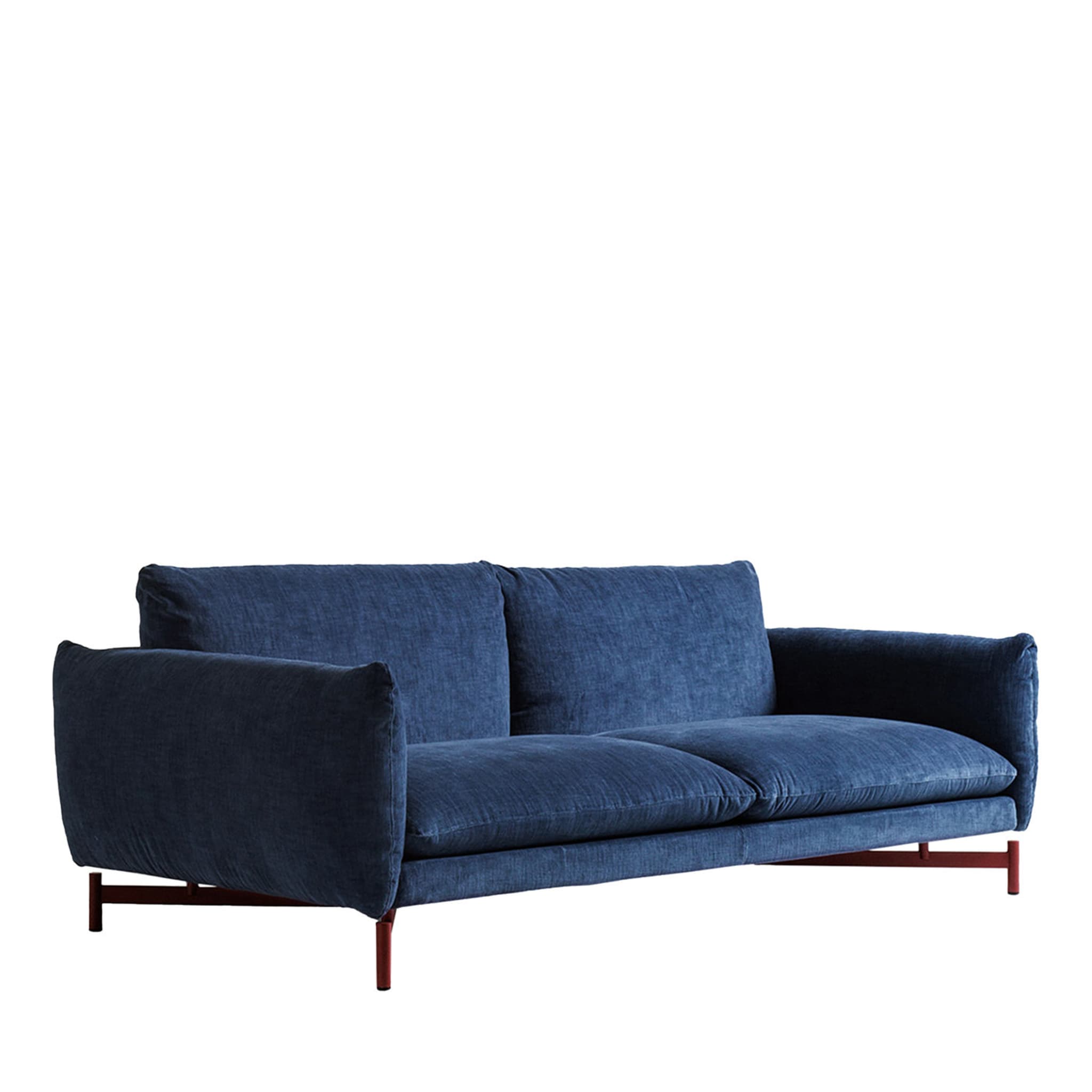Kom Blue Sofa by Angeletti Ruzza - Main view