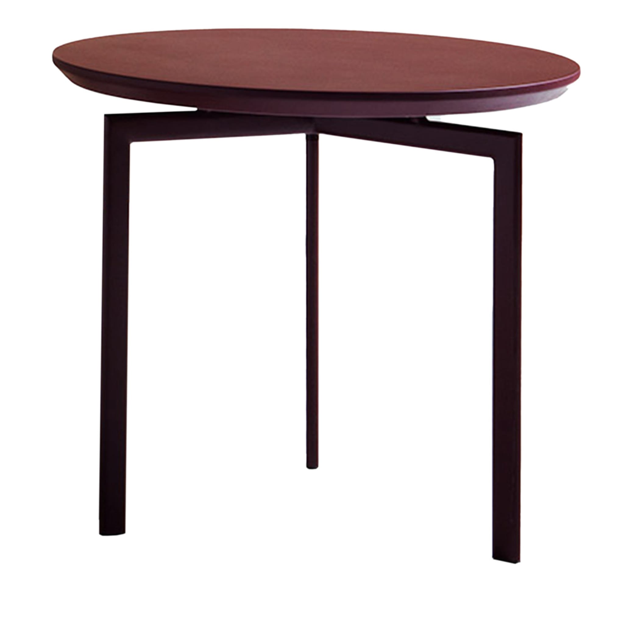 Pretty Round Purple Red Coffee Table by Angeletti Ruzza - Main view