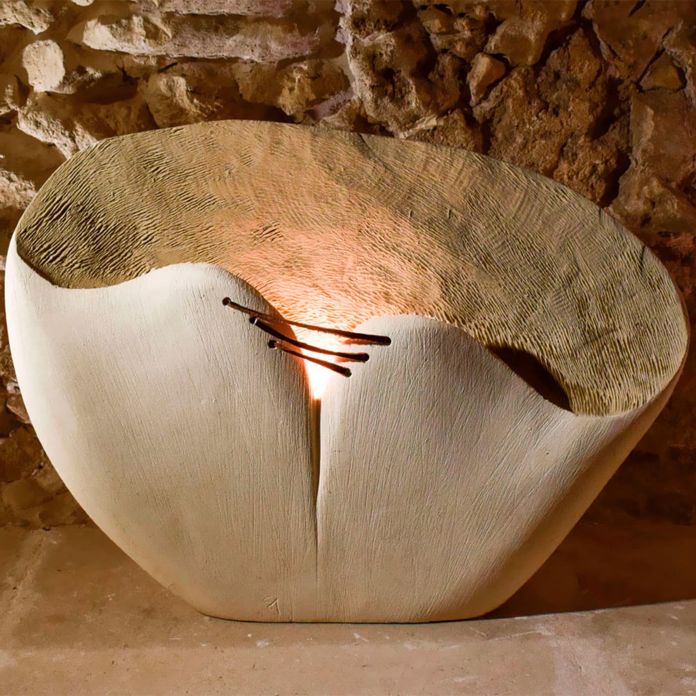 Polimaterica Table Lamp - Creazioni di Andrea Serra