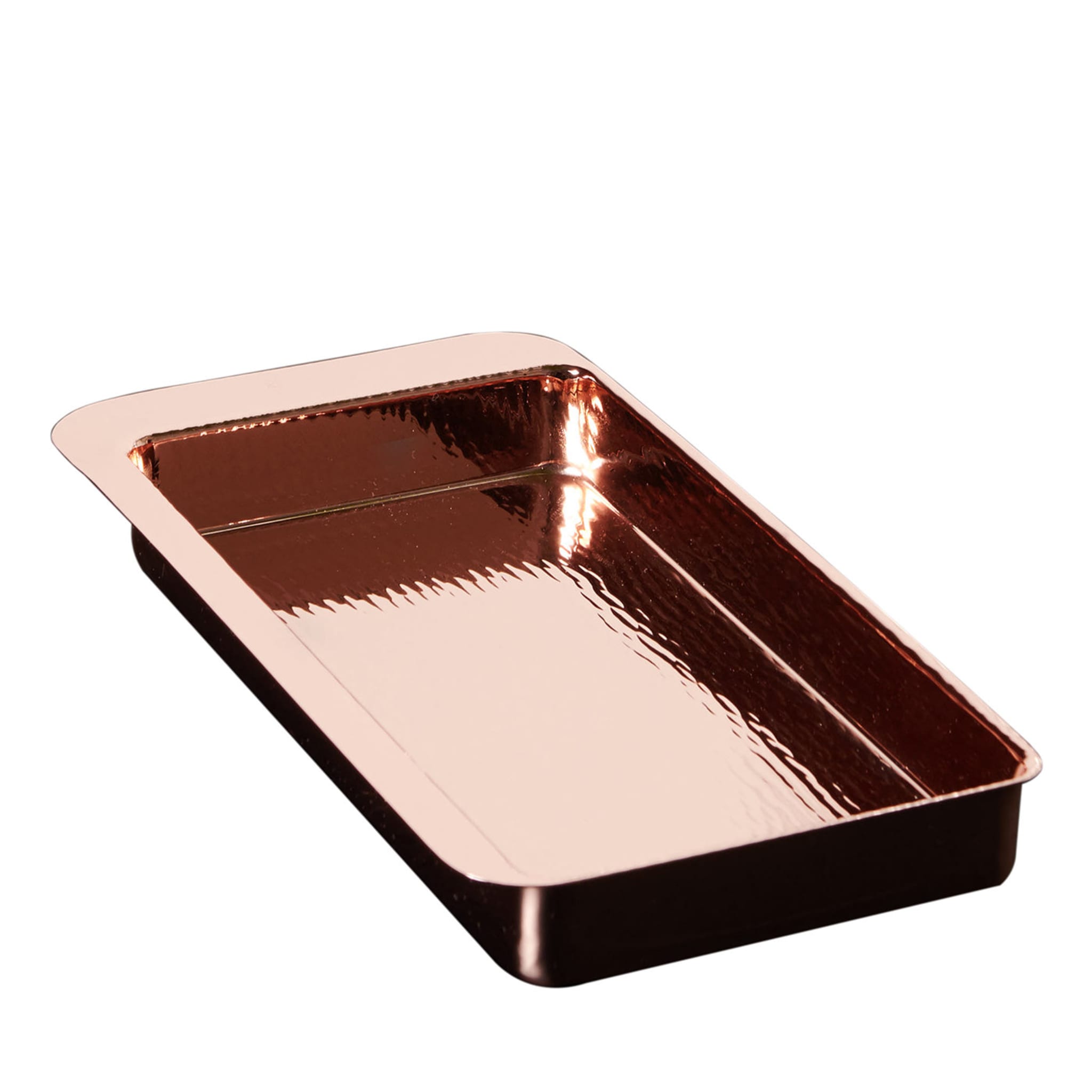 Firenze Rectangular Copper Empty Pocket Tray - Main view