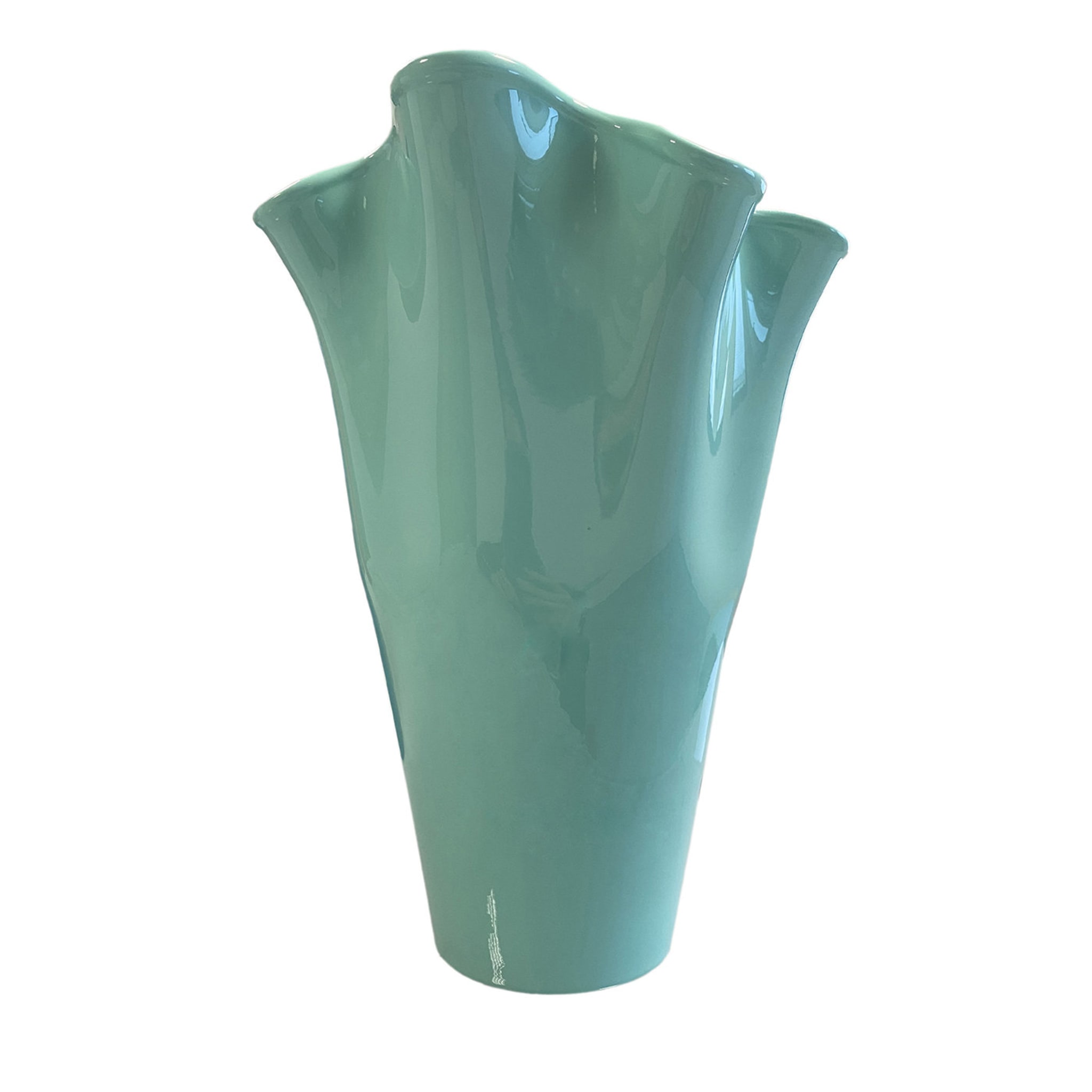 Vase bleu clair Velluto de Fabio Casali - Vue principale