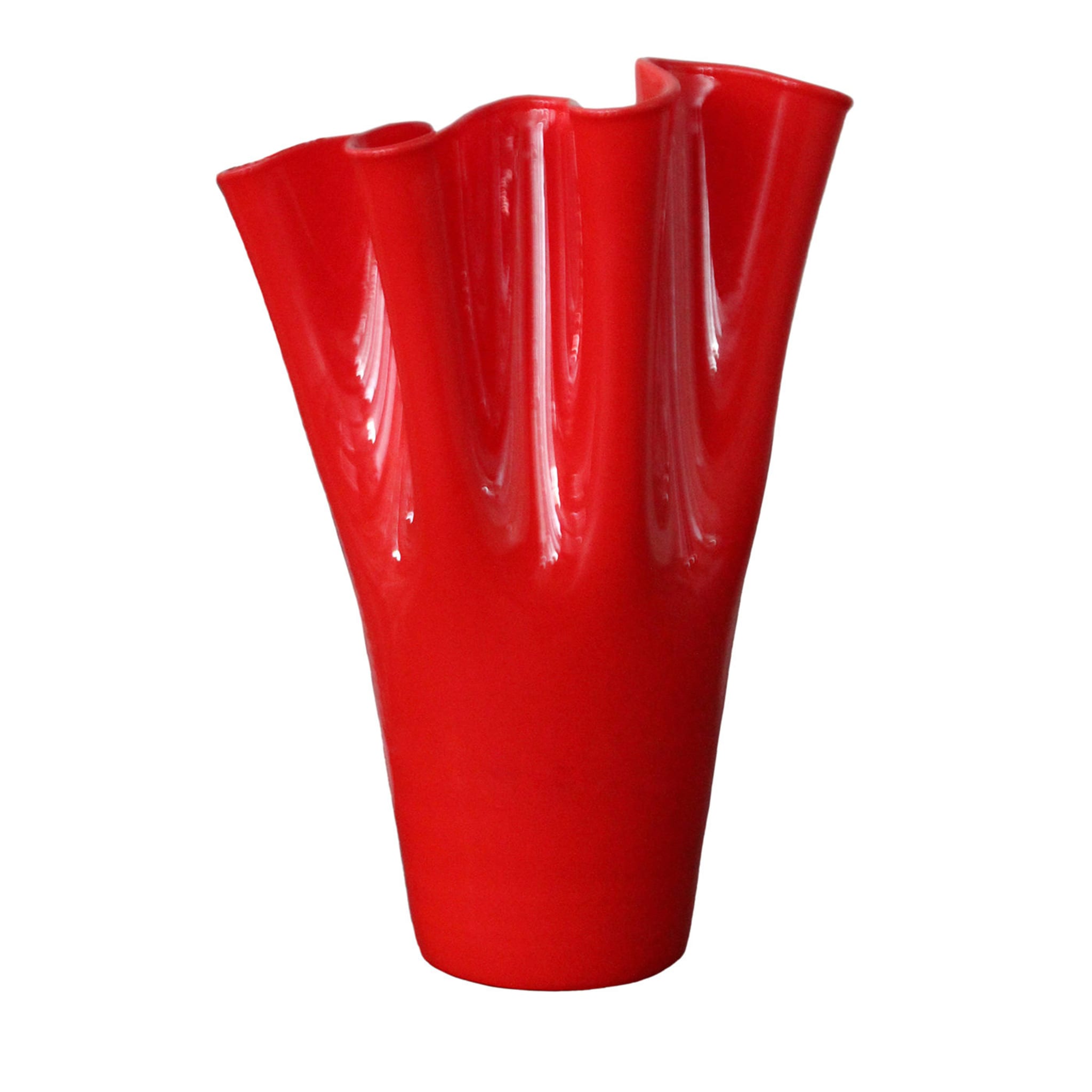 Vase rouge Velluto de Fabio Casali - Vue principale