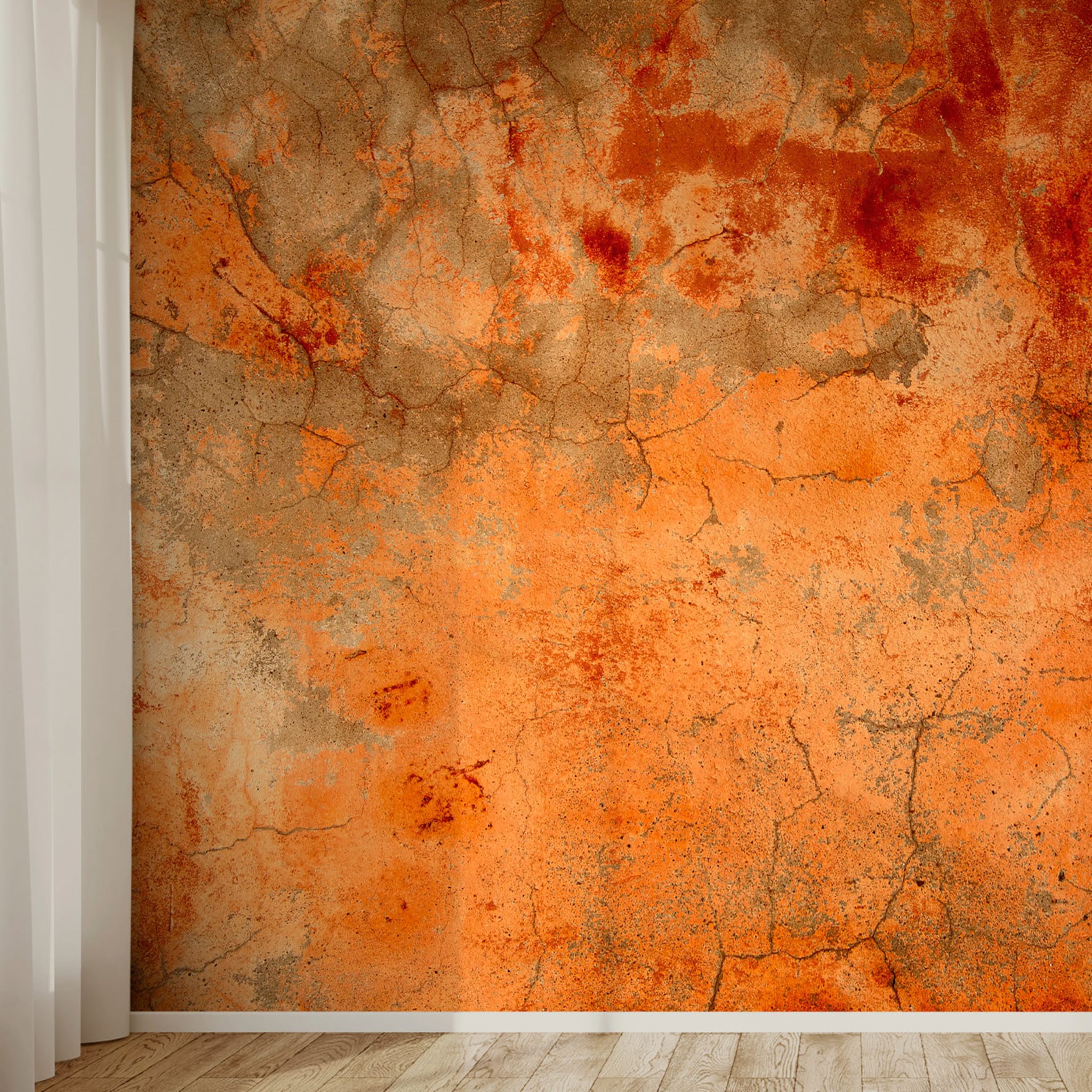 Orange Textured Wallpaper #2 - Alternative view 1
