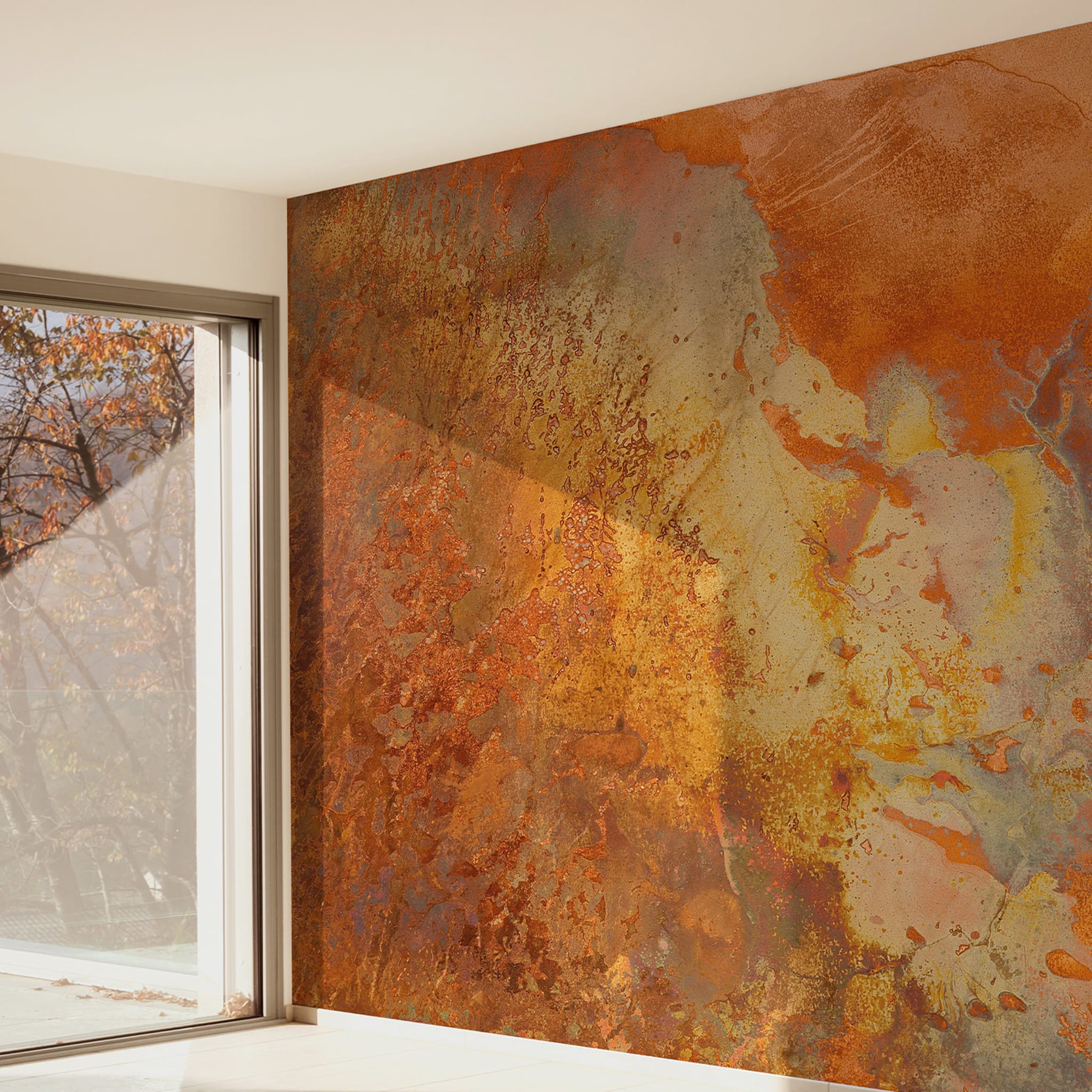 Orange Textured Wallpaper #1 - Alternative view 1