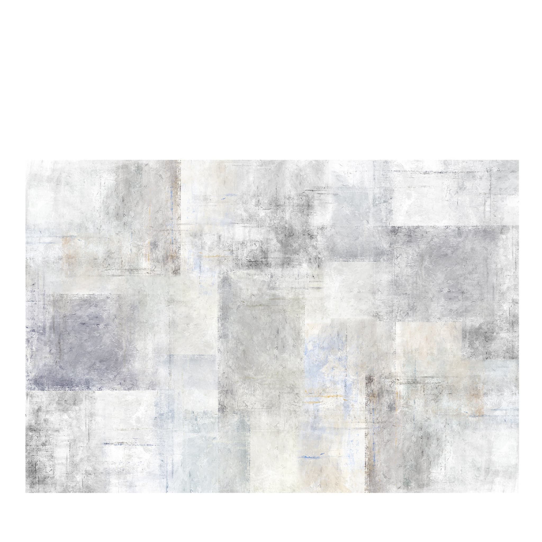 Papier peint texturé abstrait gris - Vue principale