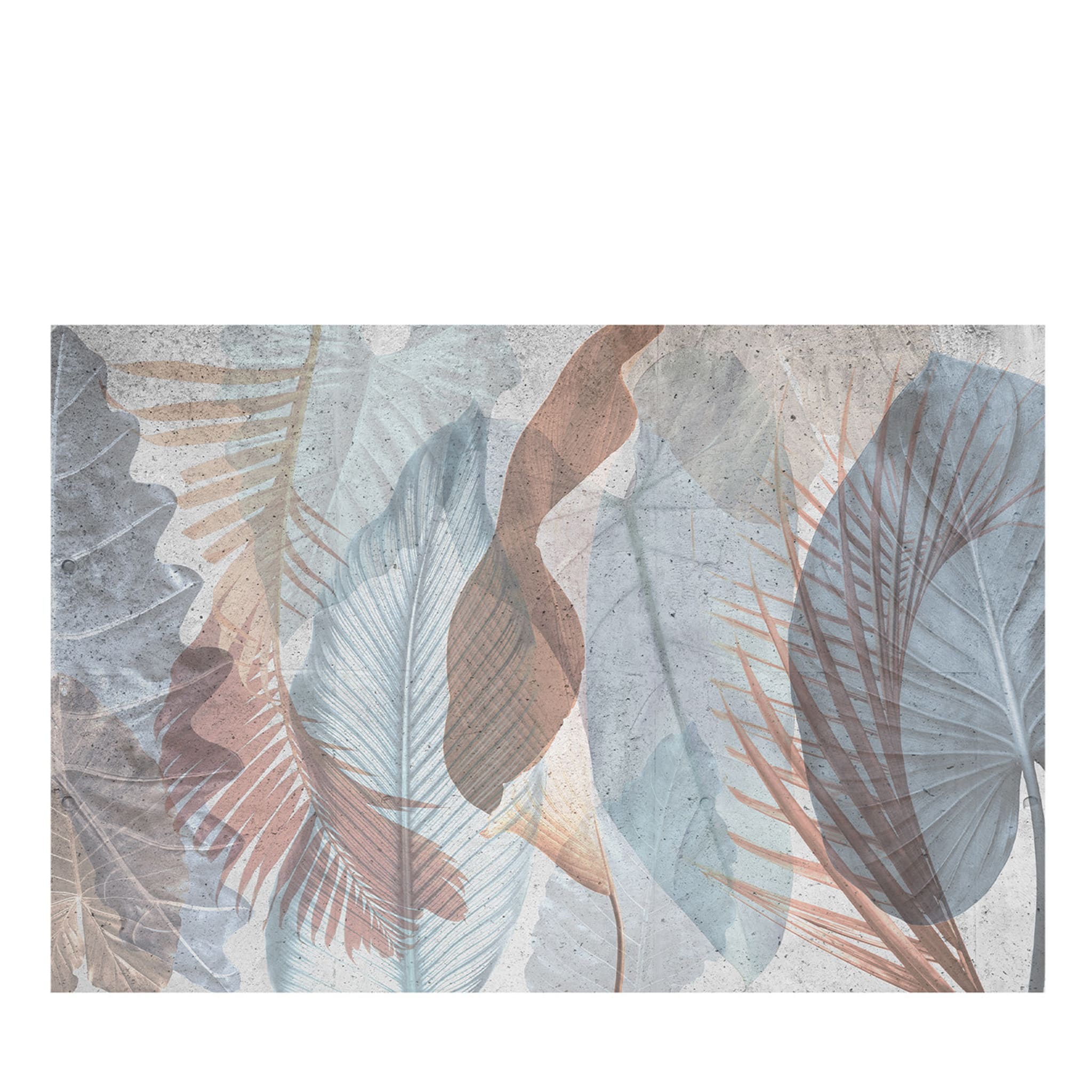 Multicolor Leaves Textured Wallpaper - Main view