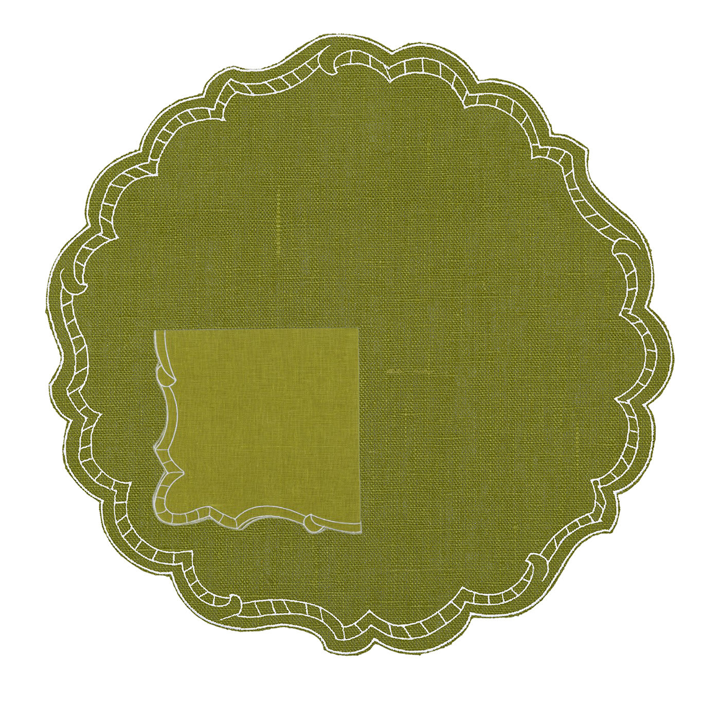 Set of 1 placemat and 1 napkin - Victoria - La Gallina Matta
