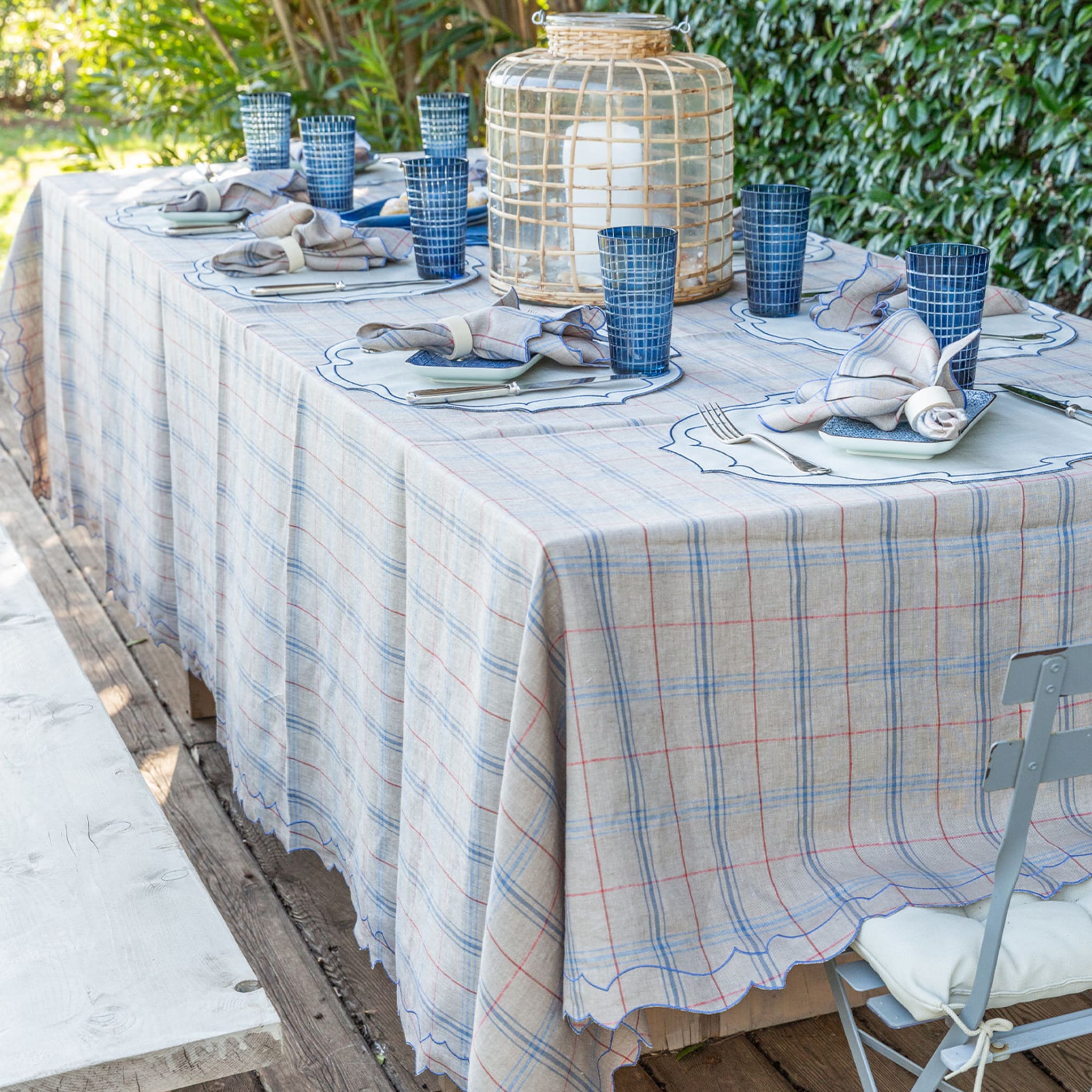 Ciclamino Par R Tablecloth with 8 napkins - Alternative view 2