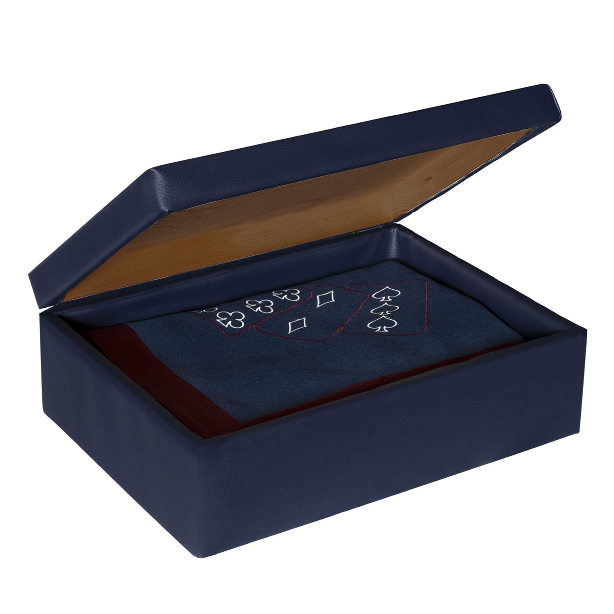 Game Tablecloth with Leather Box - Alternative view 1