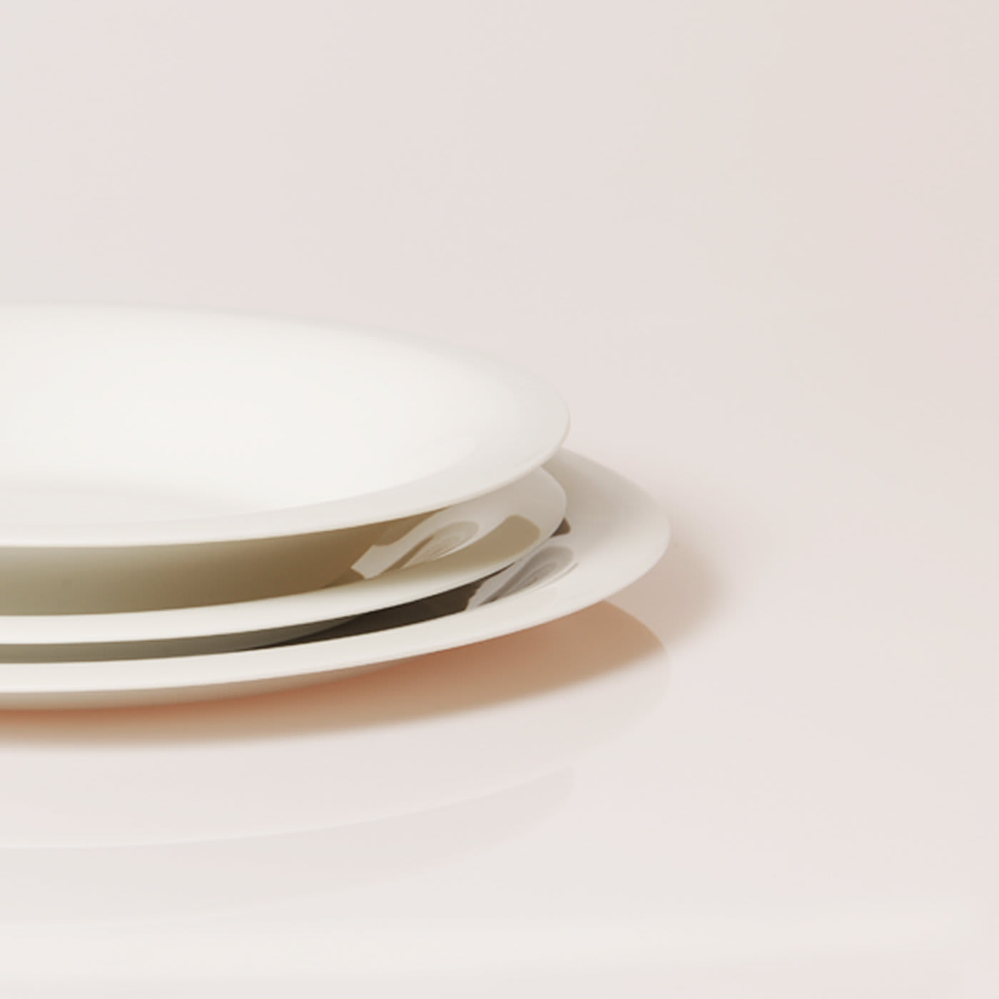 Segno White Table Set of 3 Plates - Andrea Mercati