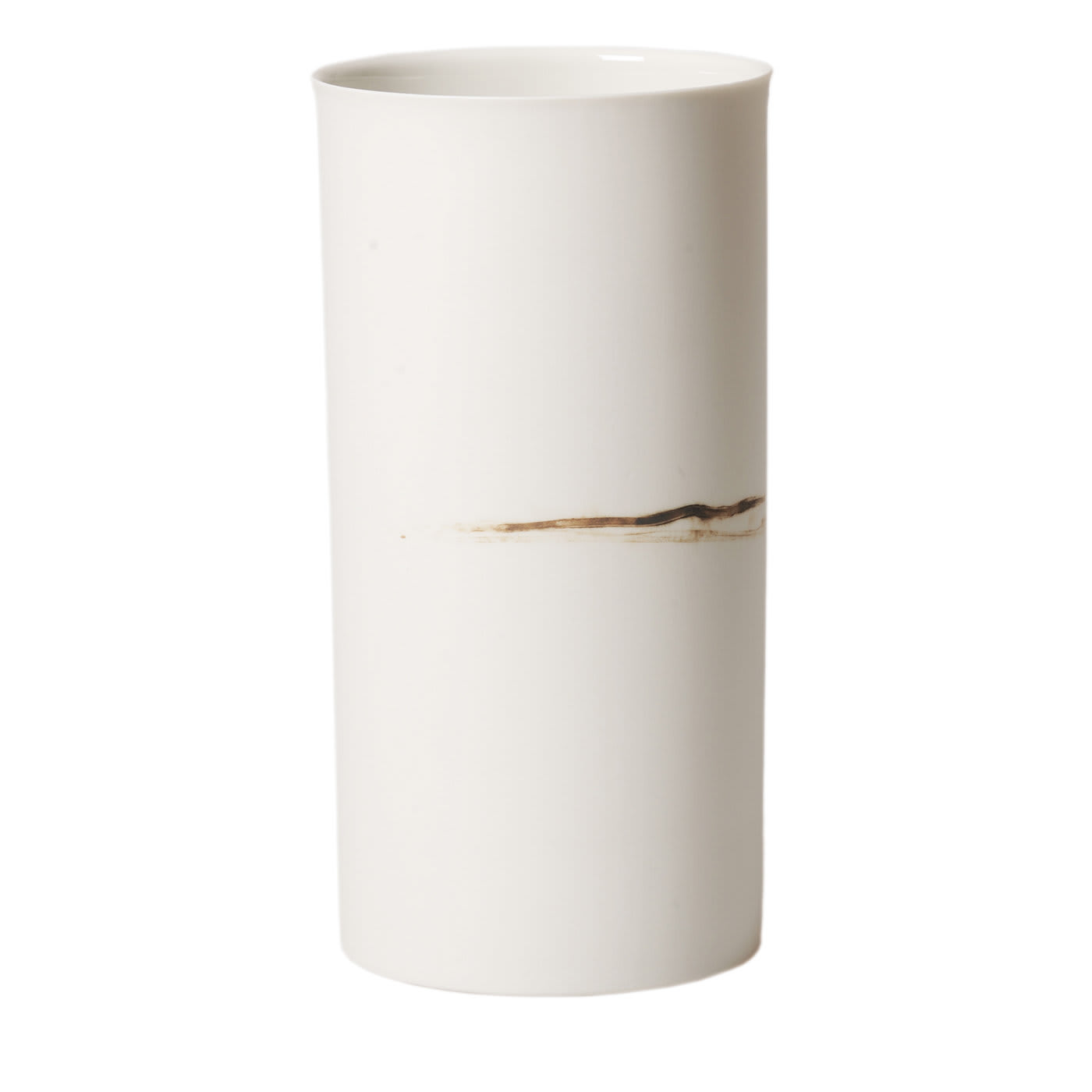 Segno Fumé Cylindrical Vase - Andrea Mercati