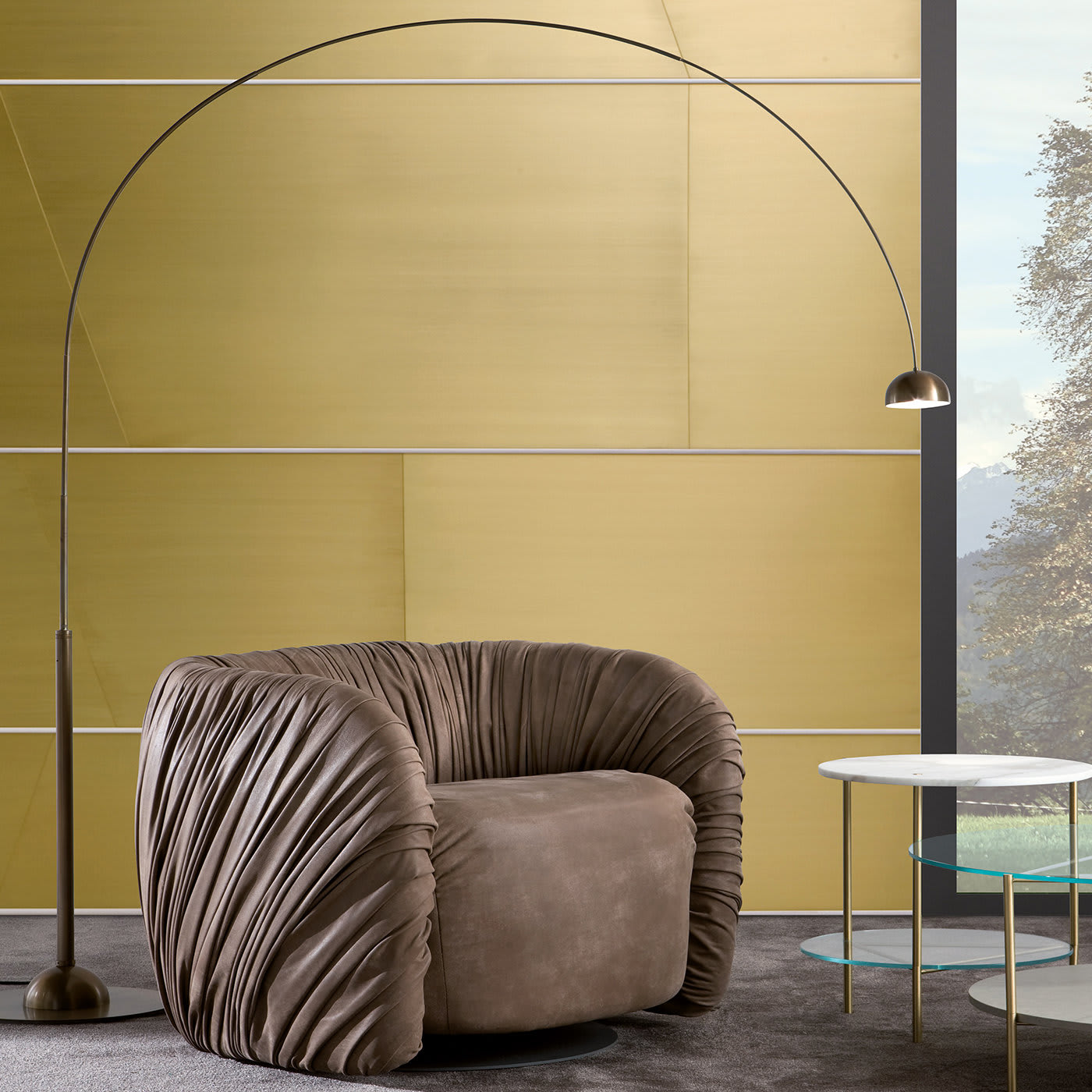 Drapé Lounge Chair by Bartoli Design - Laura Meroni