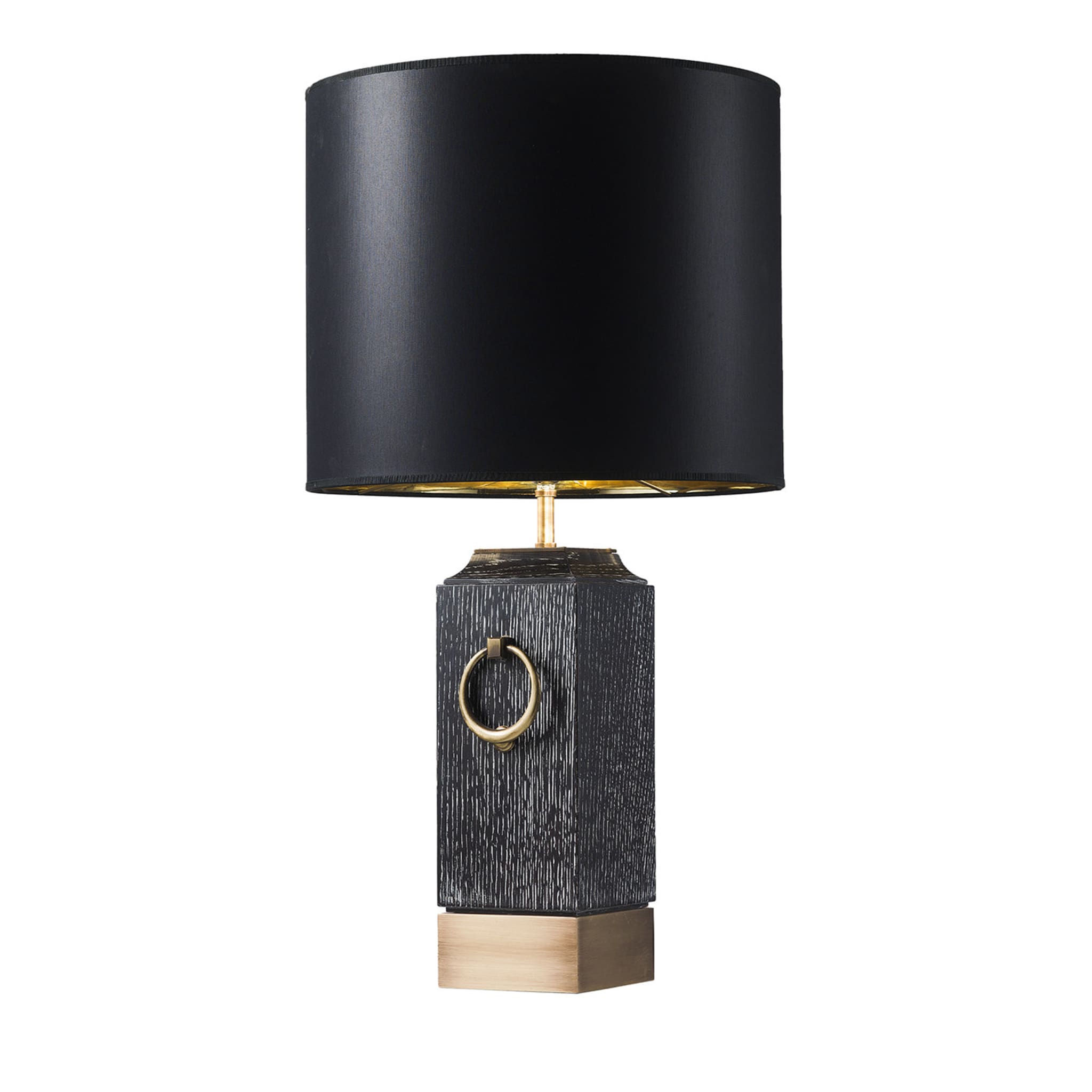 Durmast Table Lamp with Rings by Michele Bonan - Main view