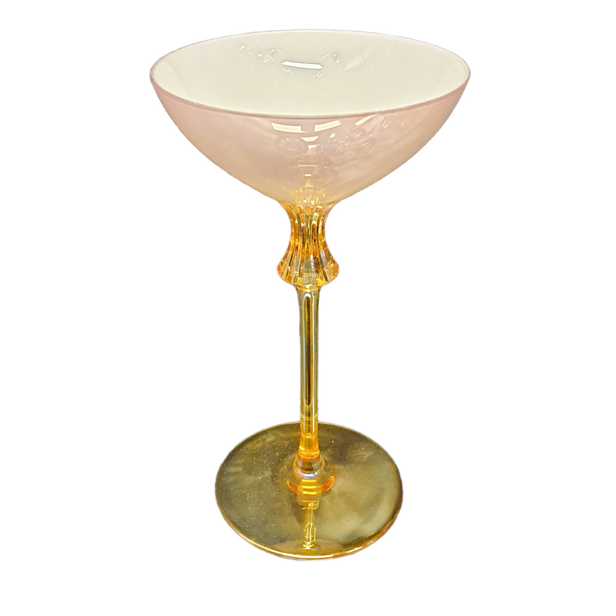 Rosa Set of 6 Pink Champagne Glasses - Main view