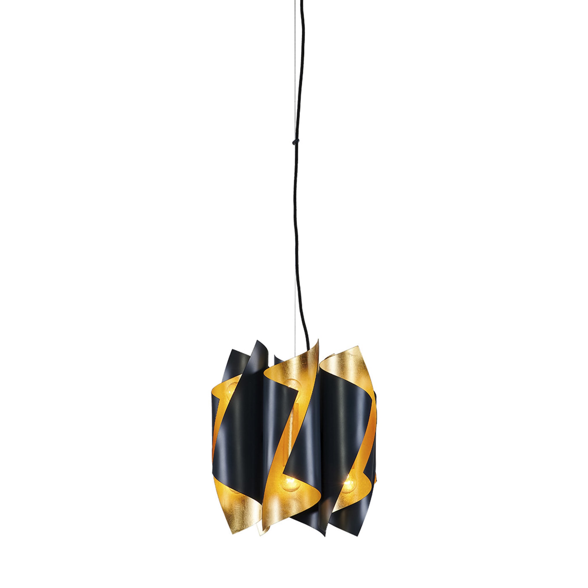 4002/S12 12-Light Blue and Gold Pendant Lamp - Main view