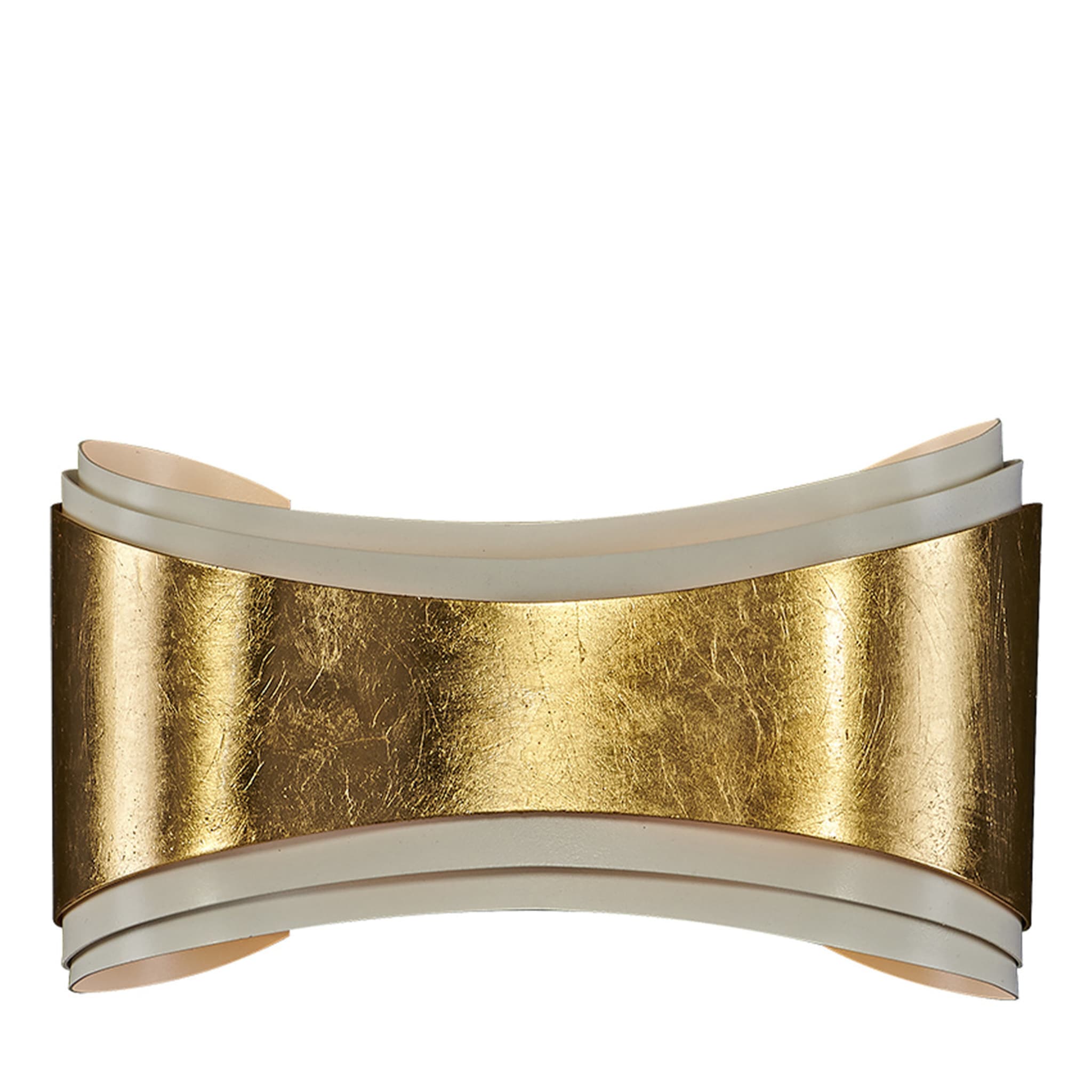 4008/A2 2-Light White and Gold Sconce - Main view