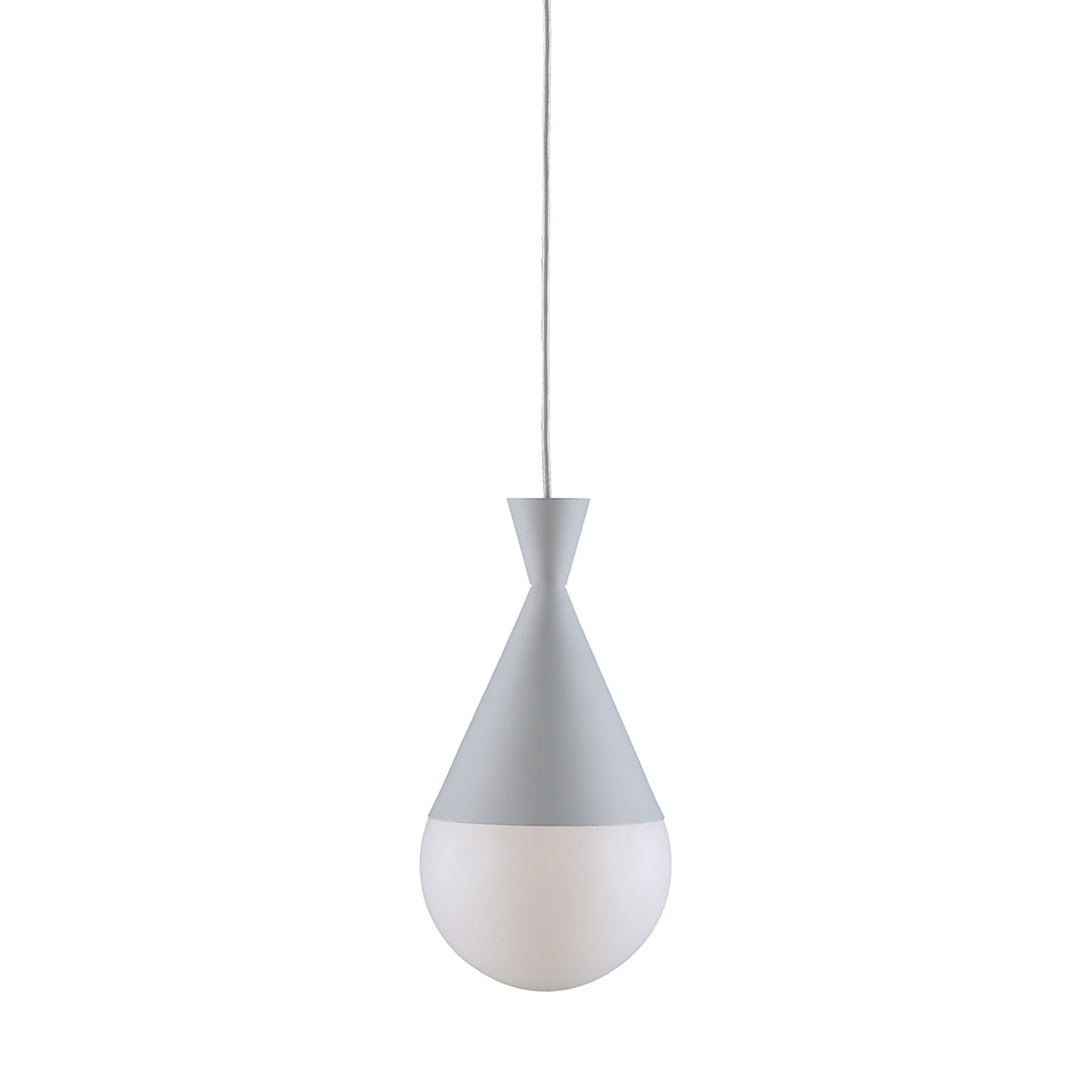 4011/S1 Lampe suspendue blanche - Vue principale