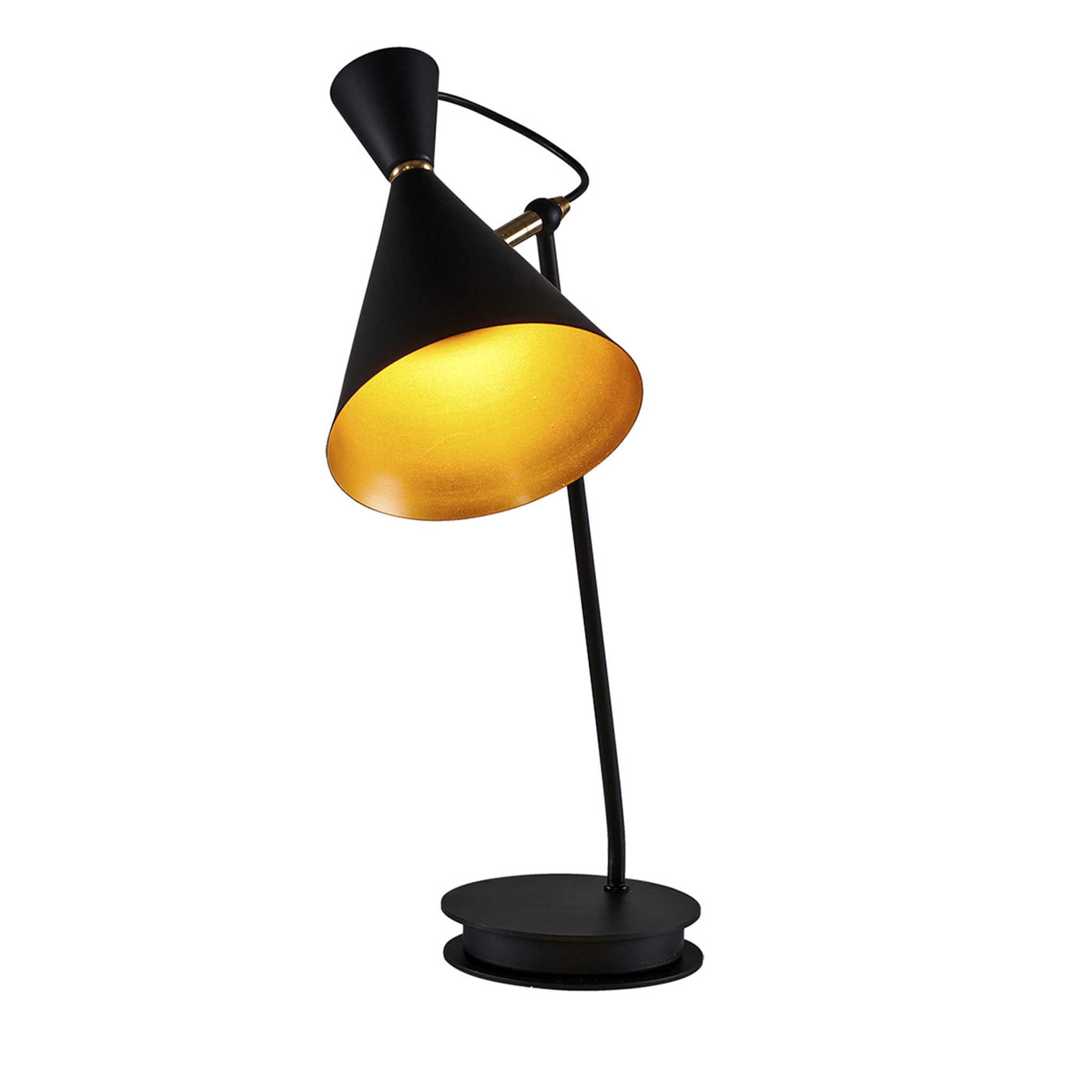 4012/L1 Black and Gold Table Lamp - Main view