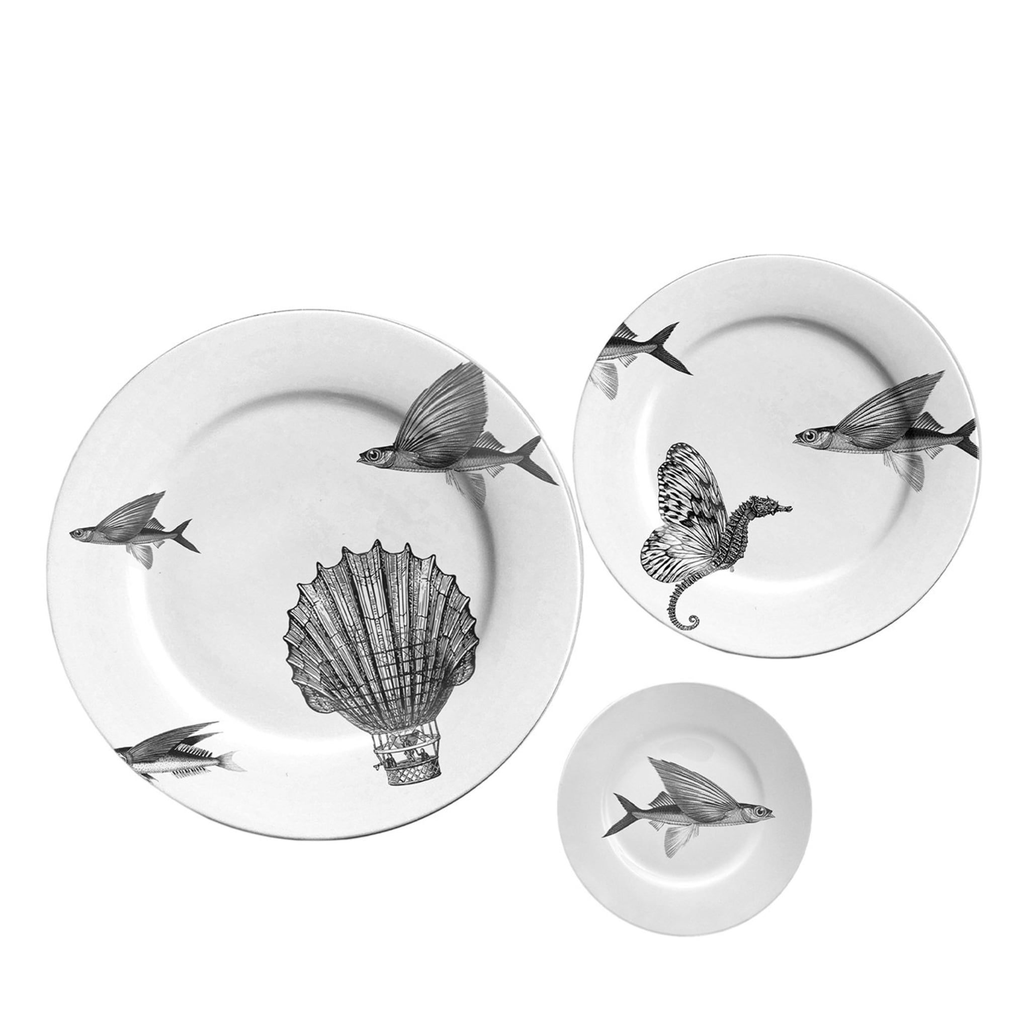 Mare di Sogni Set of 3 Decorative Plates #3 - Main view