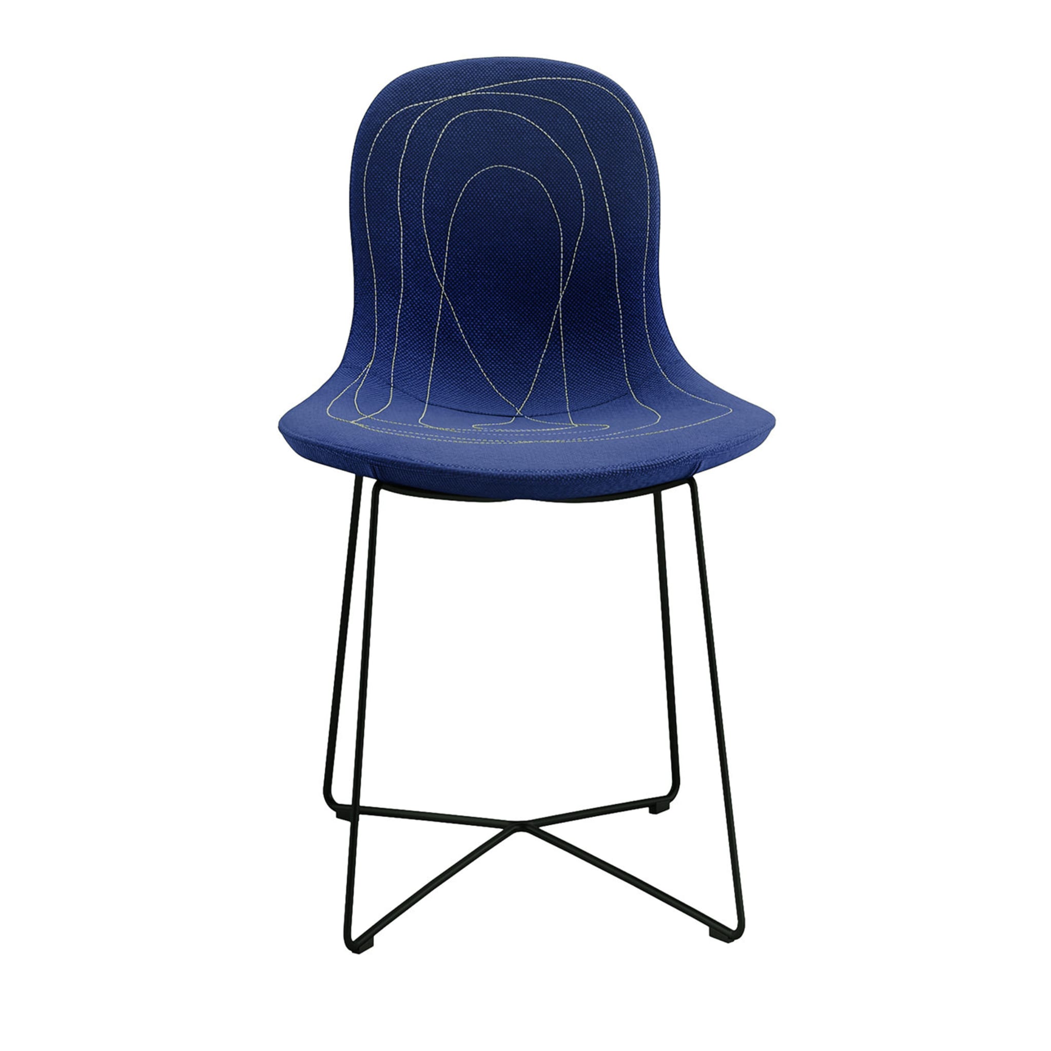 Doodle Low Blue Chair - Main view
