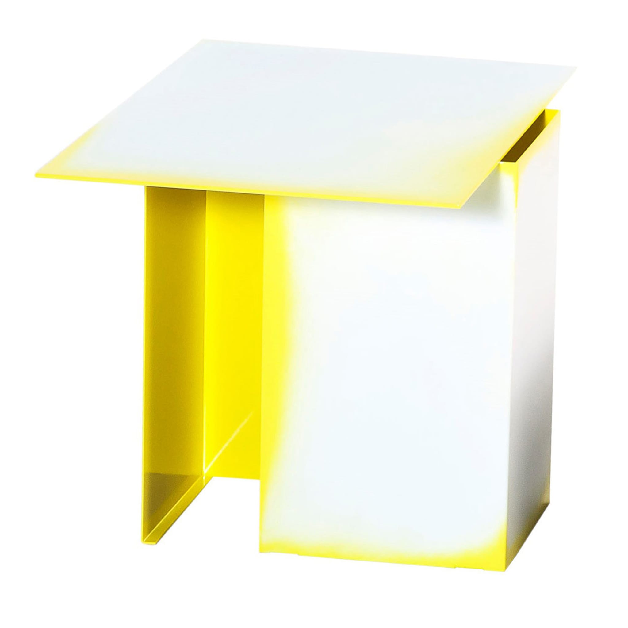 Daze White and Yellow Coffee Table - Main view