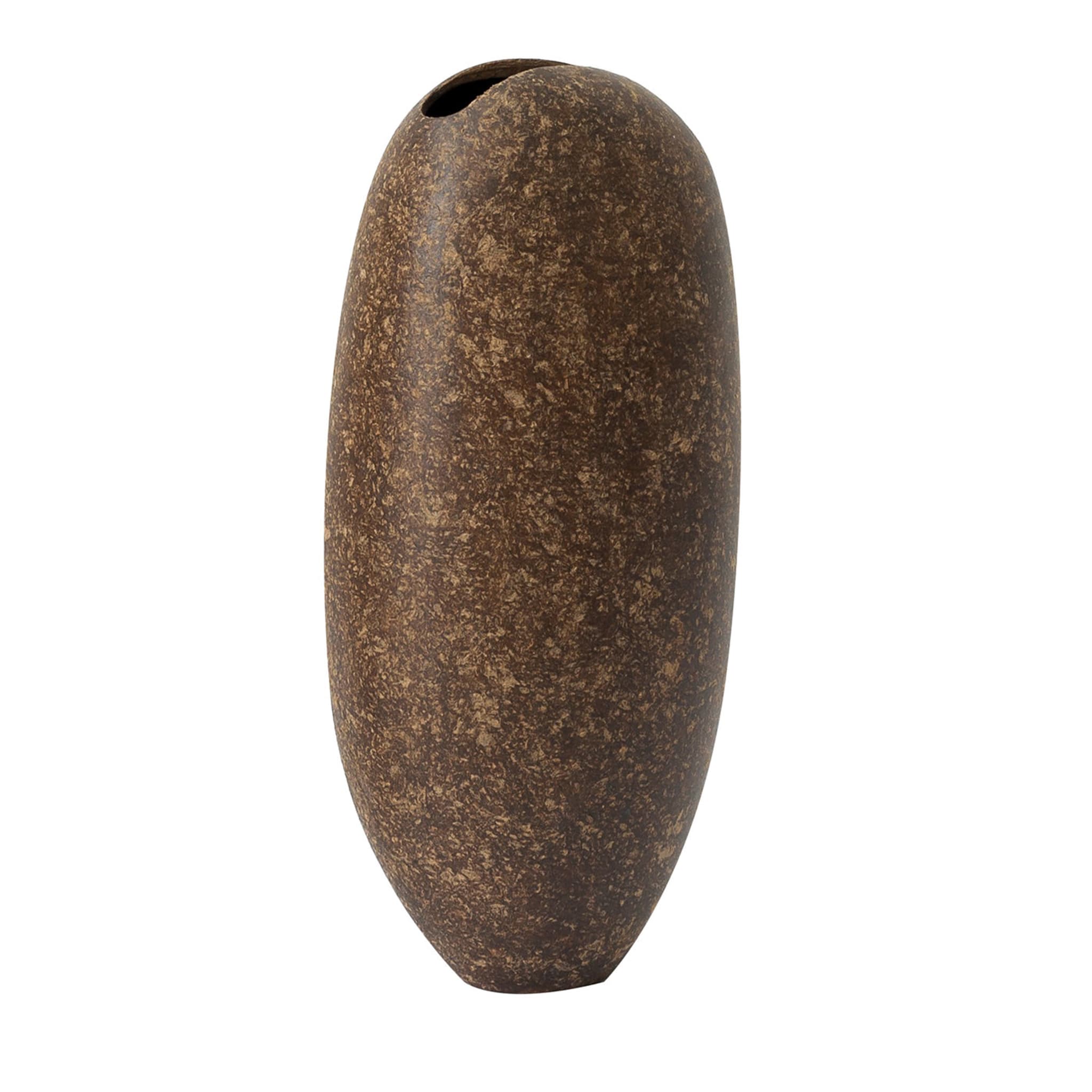 Vase ovale brun Mantiqueira - Vue principale