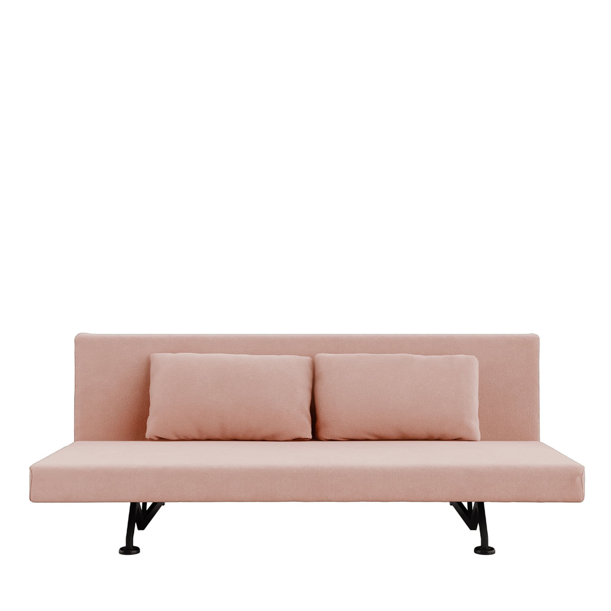 Sliding Pink Sofa Bed - Main view
