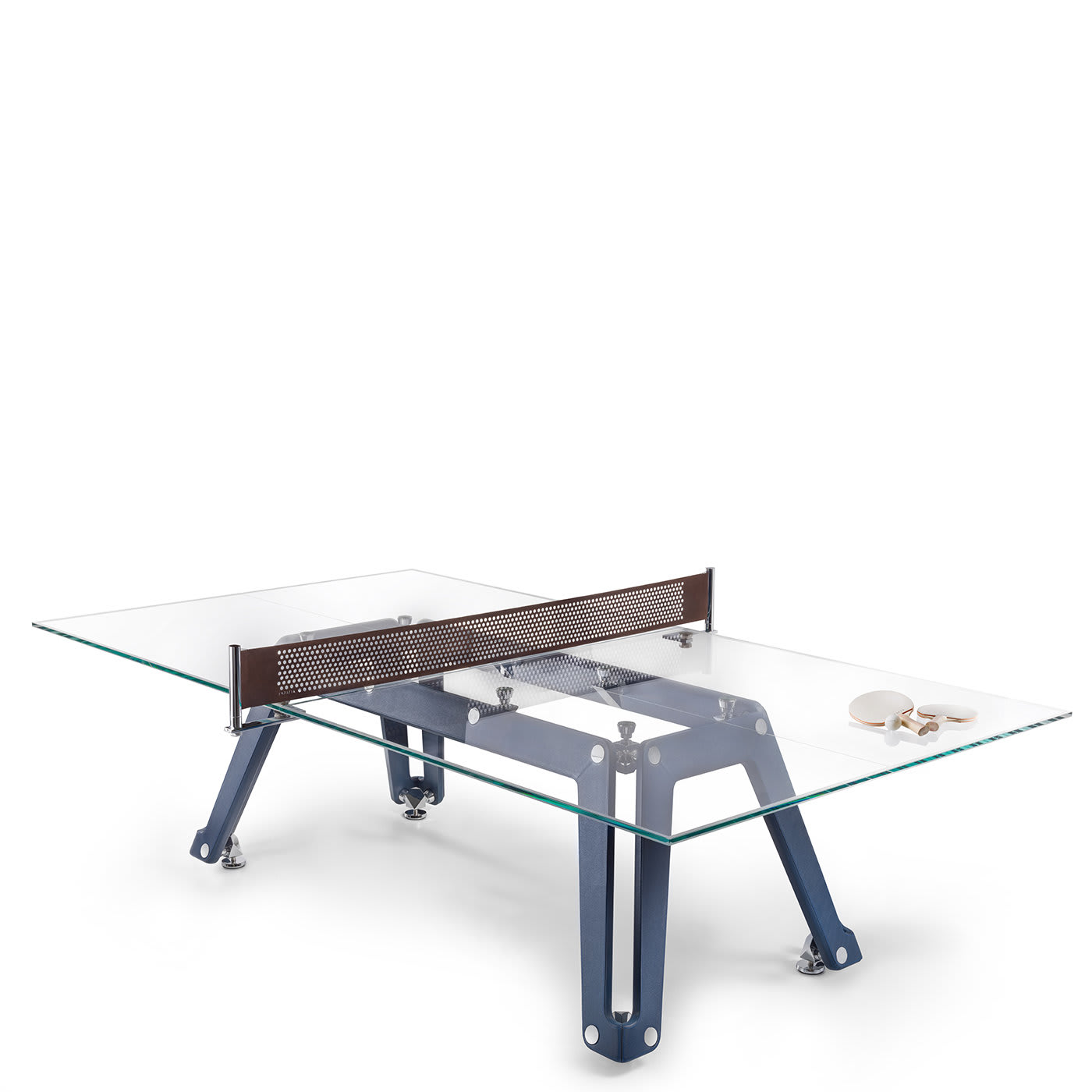 Lungolinea Glass Table Tennis Table by Adriano Design - Impatia